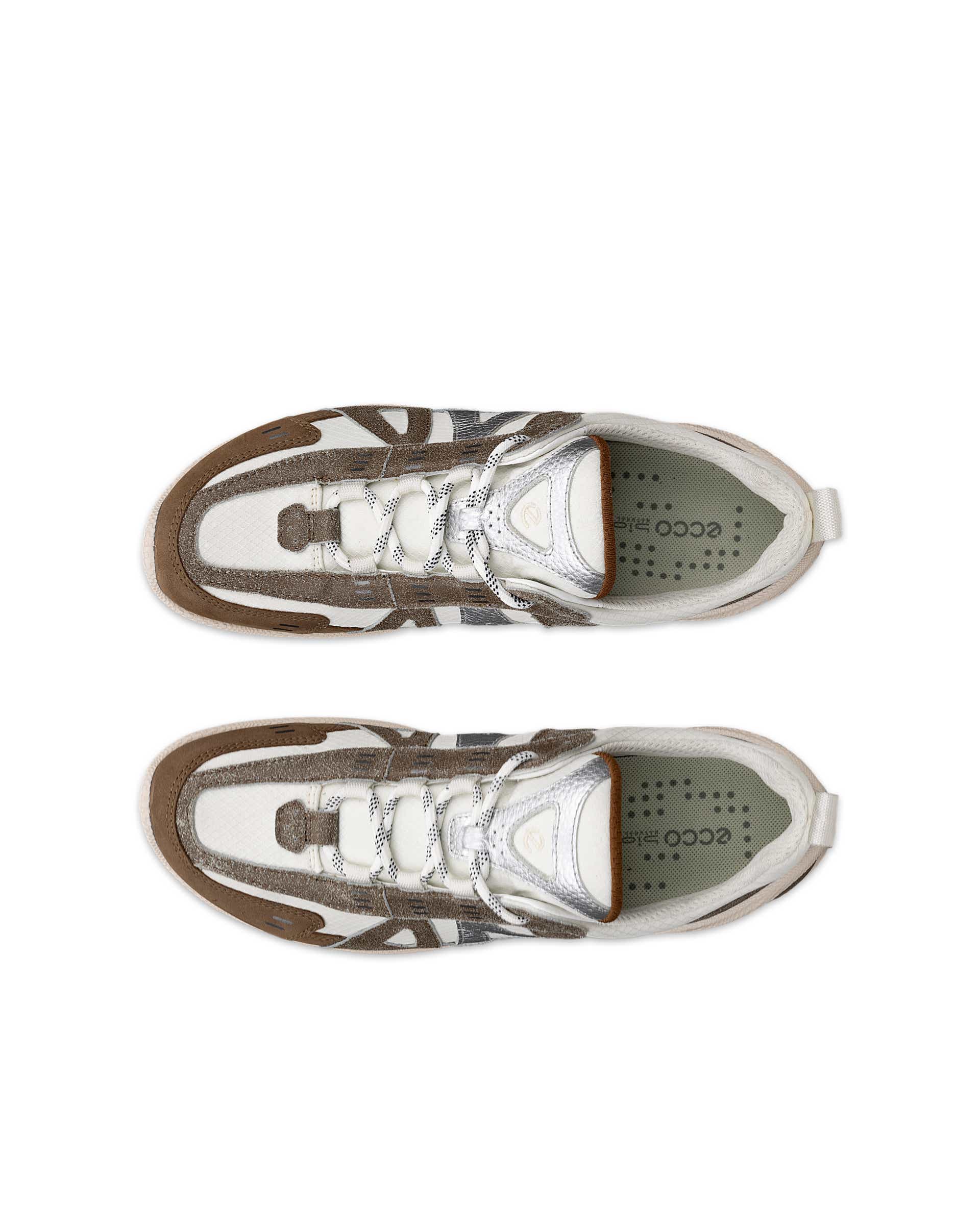 ECCO® BIOM Lite ženske tenisice od brušene kože za boravak na otvorenom - Smeđa - Top left pair