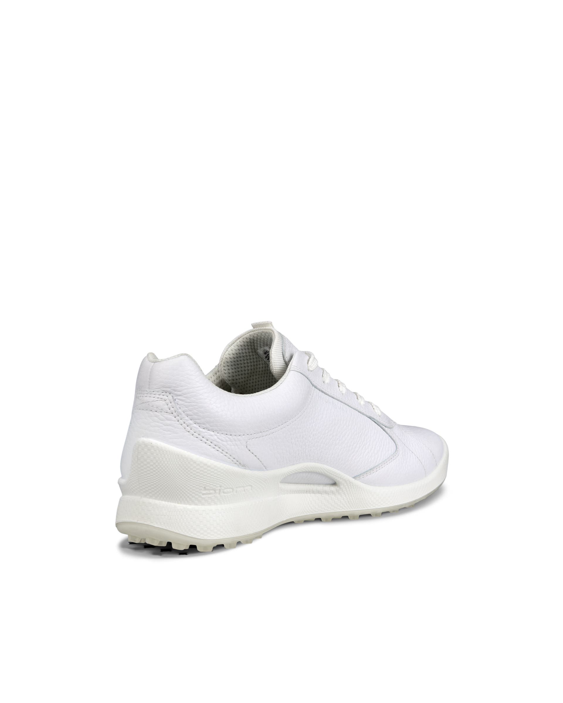 Men's ECCO® Golf BIOM Hybrid Original Leather Shoe - White - Back