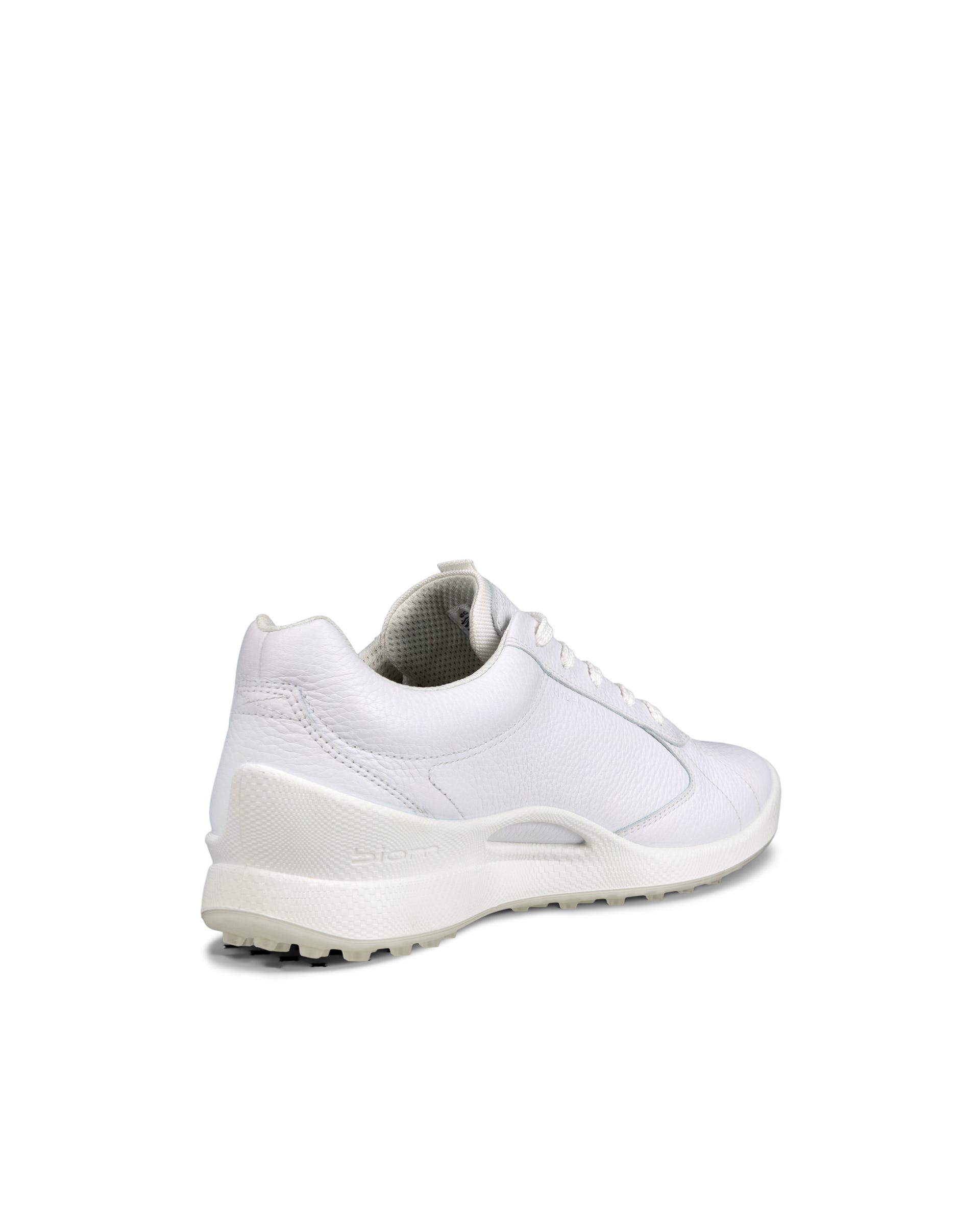 Men's ECCO® Golf BIOM Hybrid Original Leather Shoe - White - Back