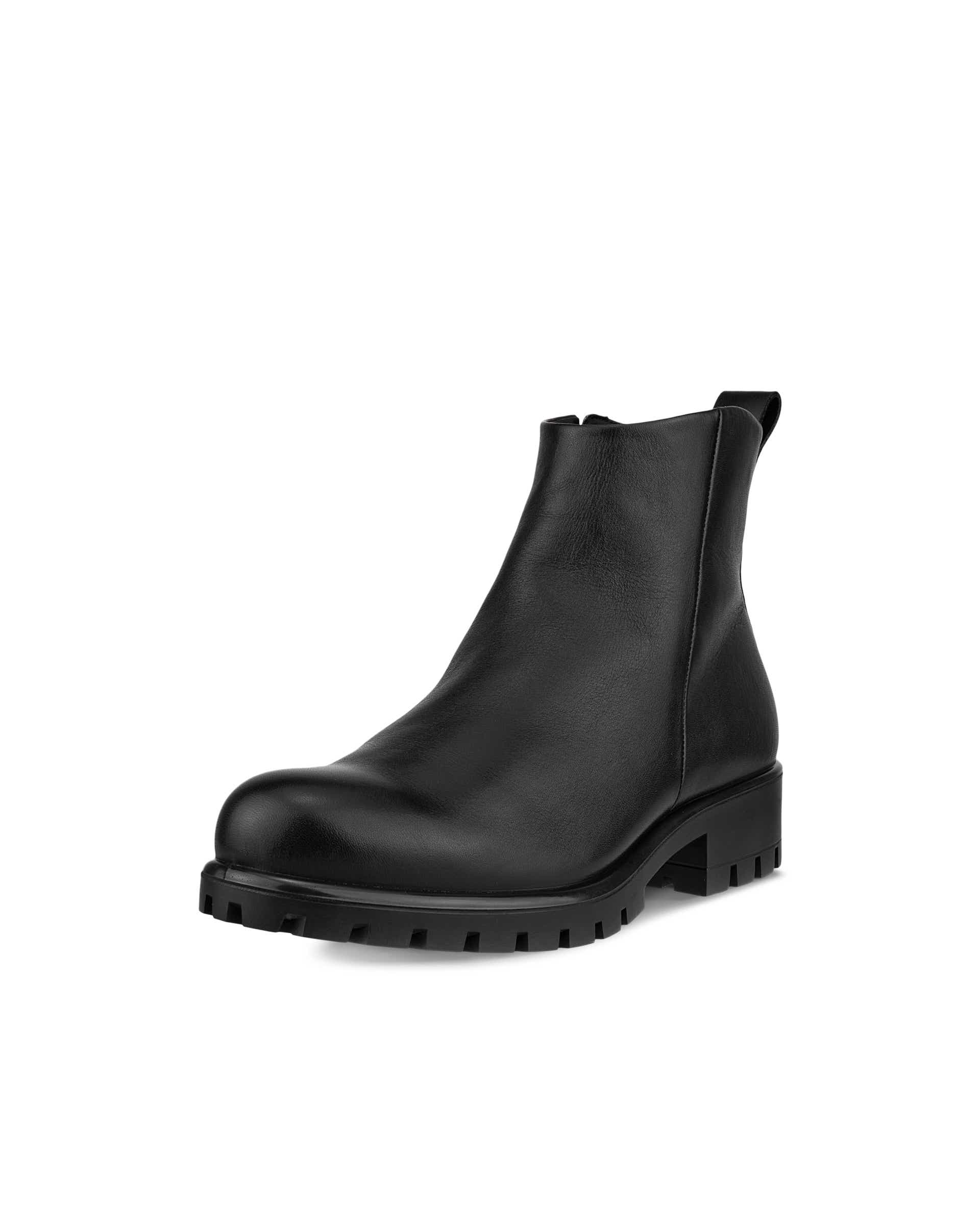 ECCO® Modtray bottines en cuir pour femme - Noir - Main