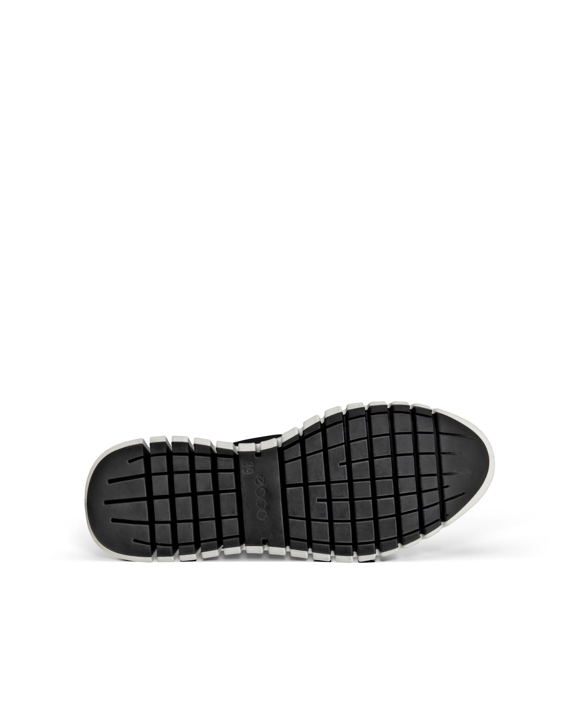 ECCO® Gruuv Damen Ledersneaker - Schwarz - Sole
