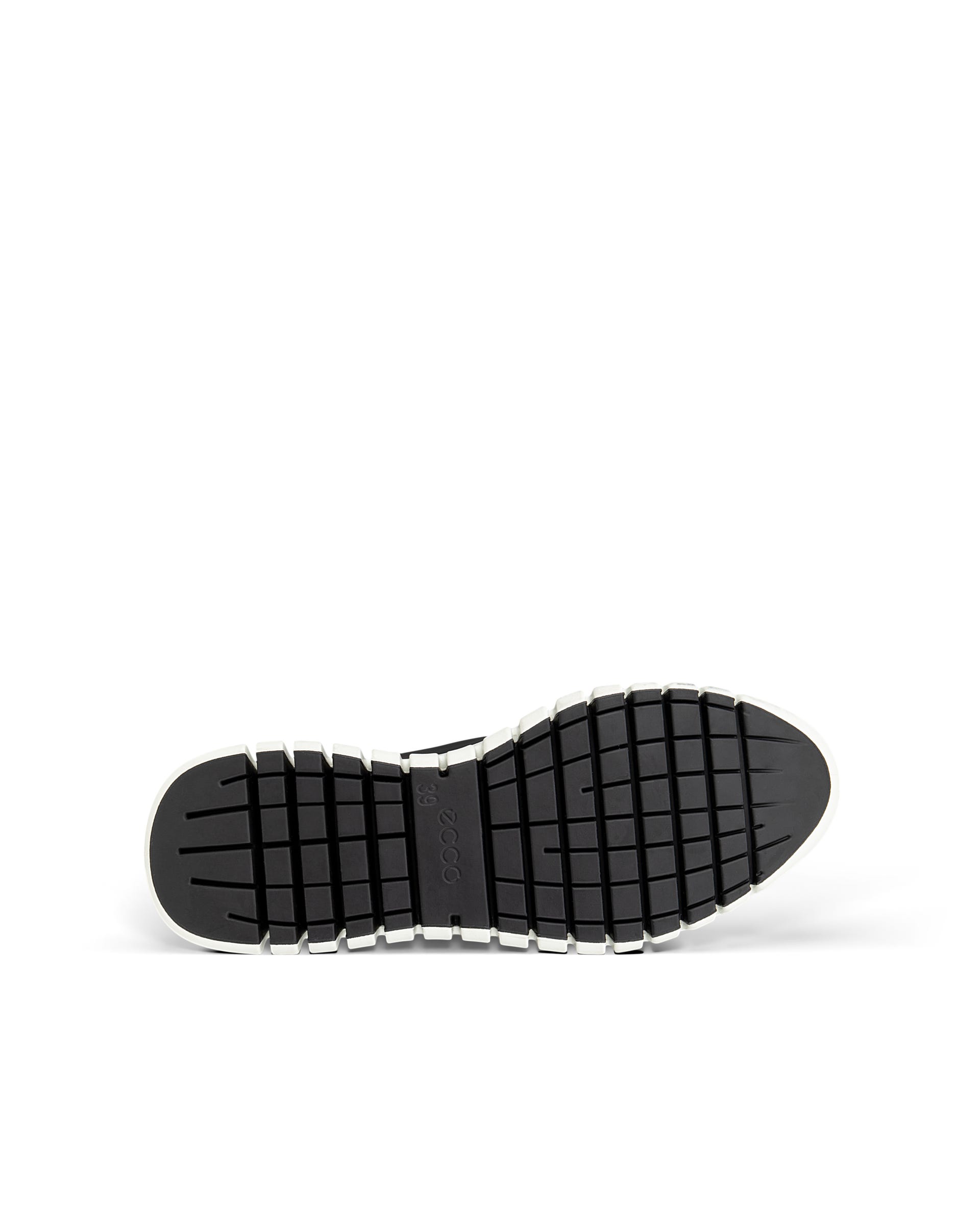 ECCO Gruuv Flexible Sole Women ウィメンズ レザースニーカー - ブラック - Sole