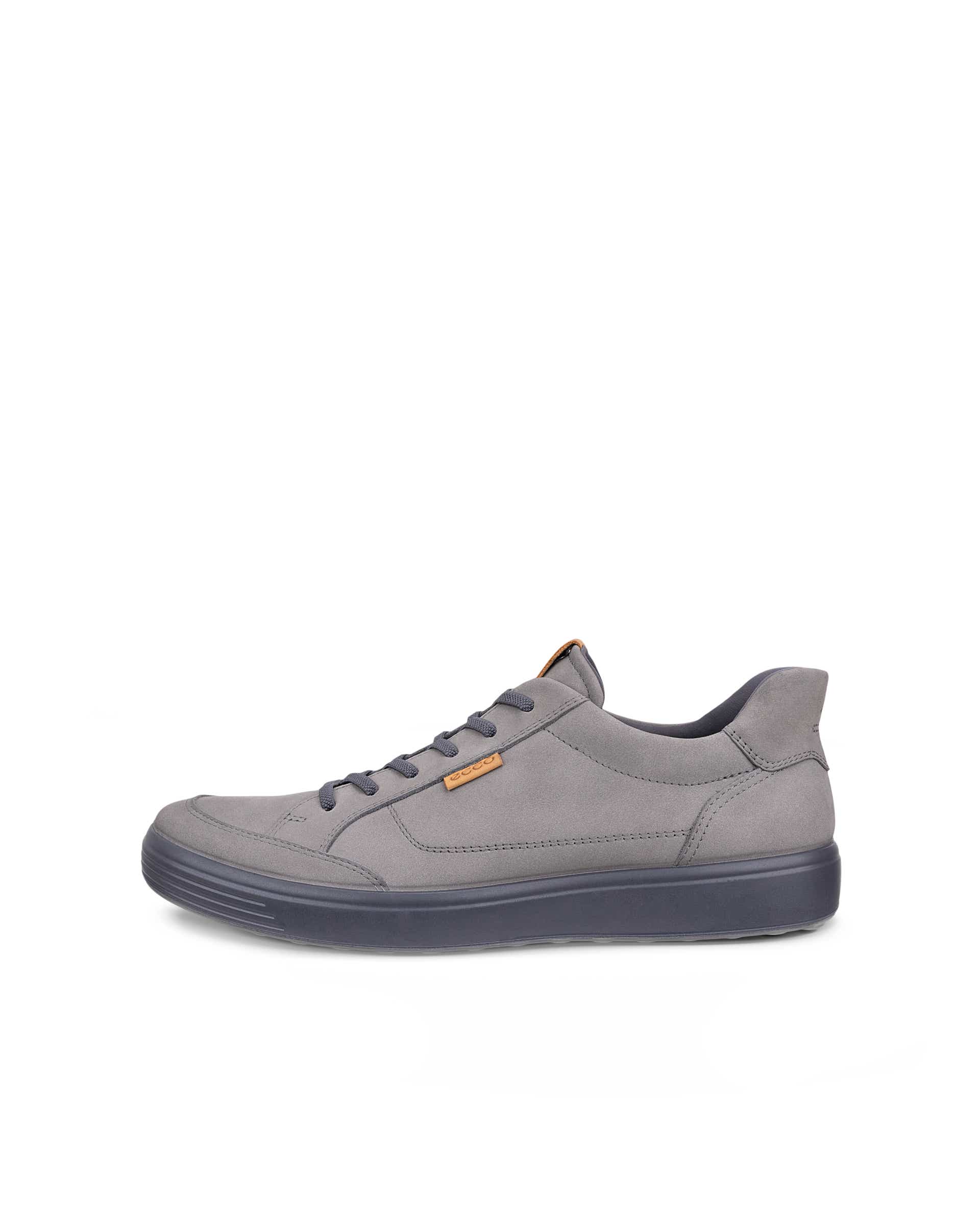 Miesten ECCO® SOFT 7 nupukki tennari - Harmaa - Outside