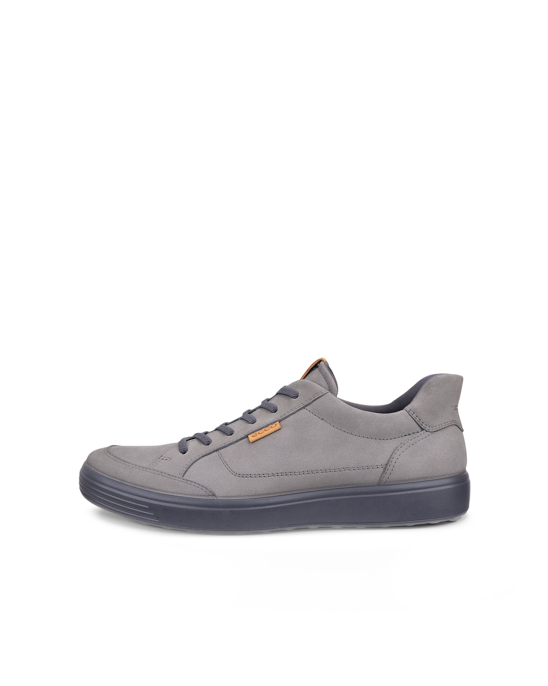 Miesten ECCO® SOFT 7 nupukki tennari - Harmaa - Outside