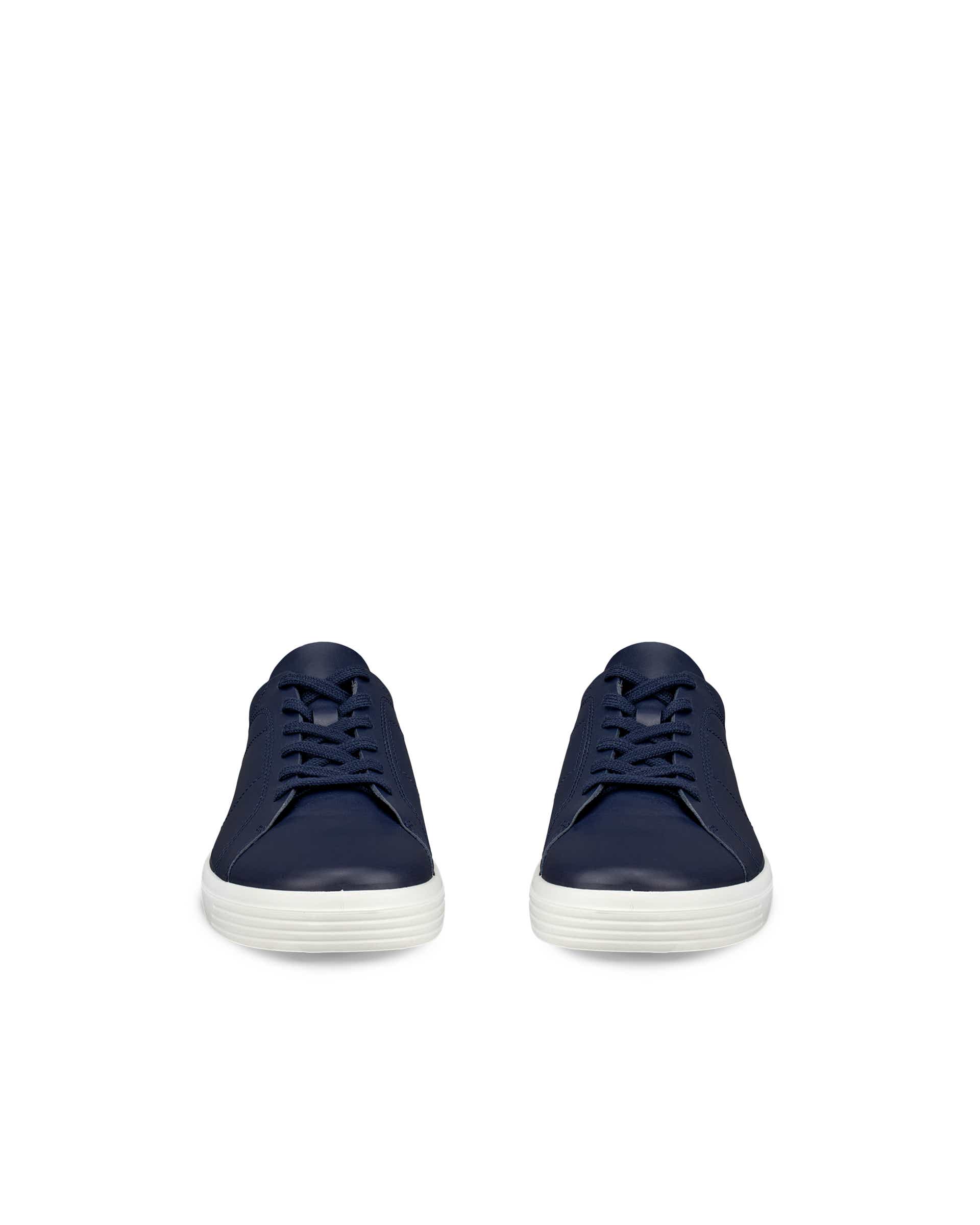 Zapatillas de piel ECCO® CLASSIC SNEAKER para hombre - Azul - Front pair