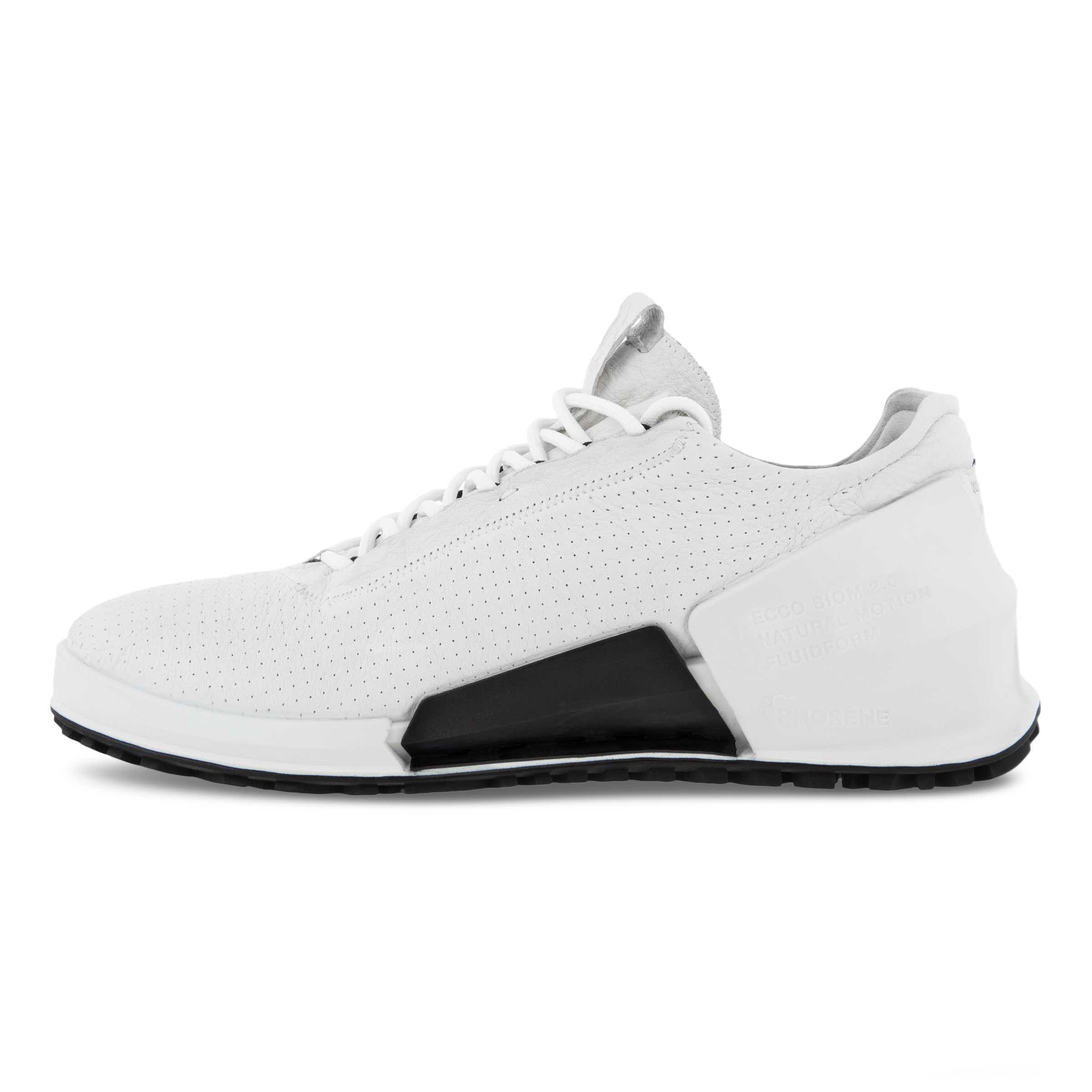 ECCO BIOM 2.0 Low メンズ レザースニーカー - ホワイト - Inside