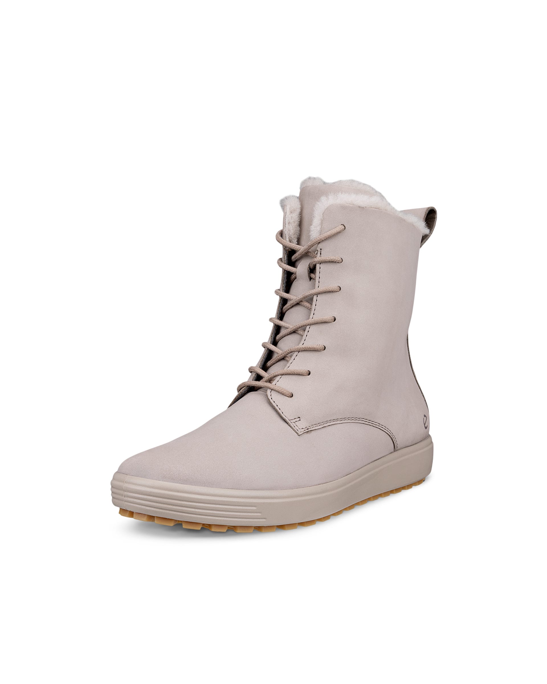 ECCO® SOFT 7 TRED Halvhög nubuckkänga dam - Grå - Outside