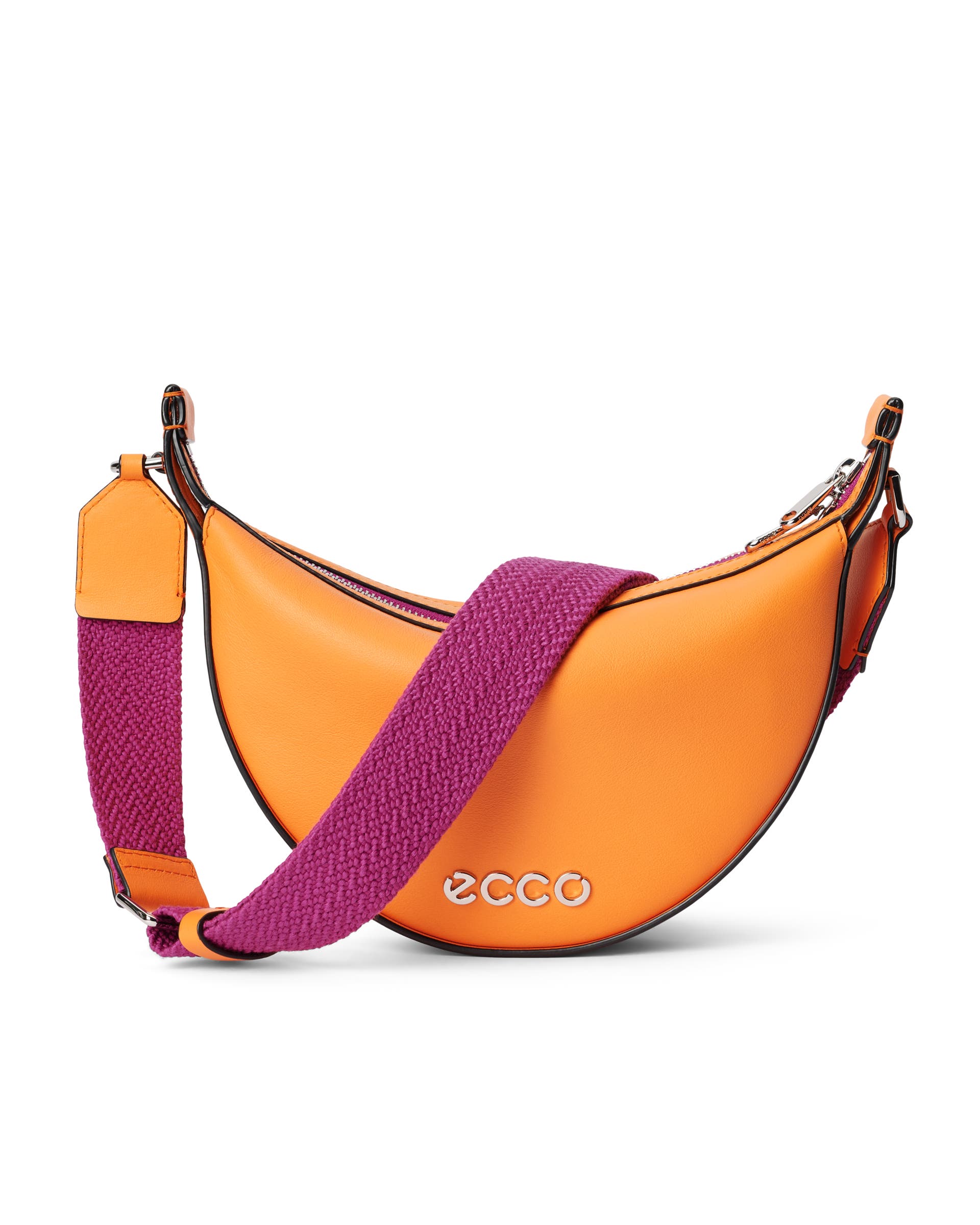 ECCO Fortune Small Soft Smooth レザークロスボディバッグ - オレンジ - Main