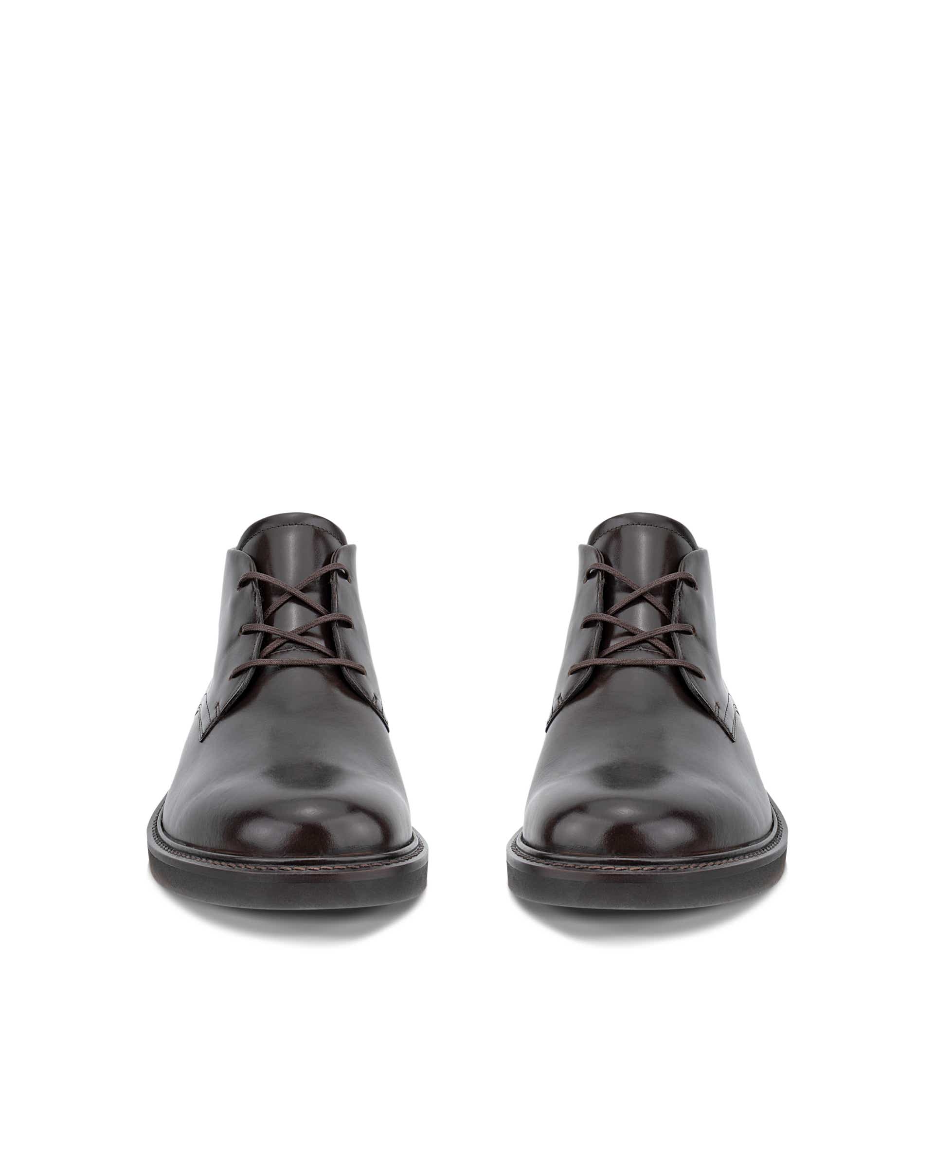 Men's ECCO® METROPOLE LONDON Leather Chukka Boot - Brown - Front pair