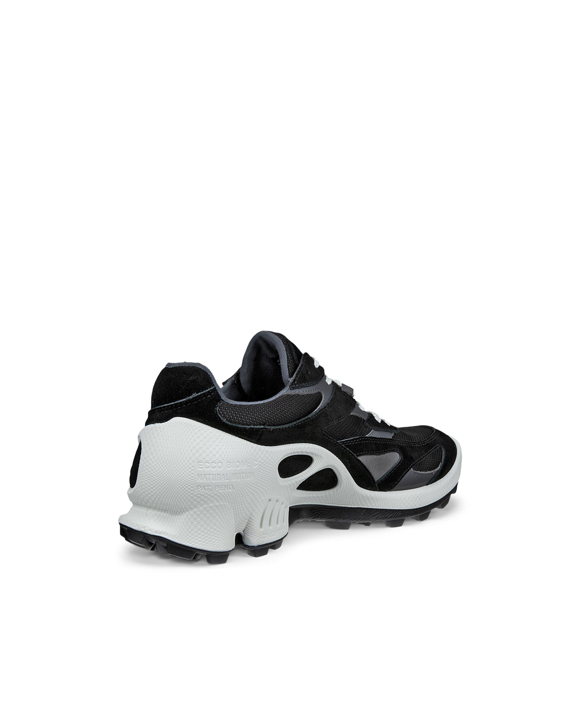 Men's ECCO® Biom C-Trail Suede Sneaker - Black - Back