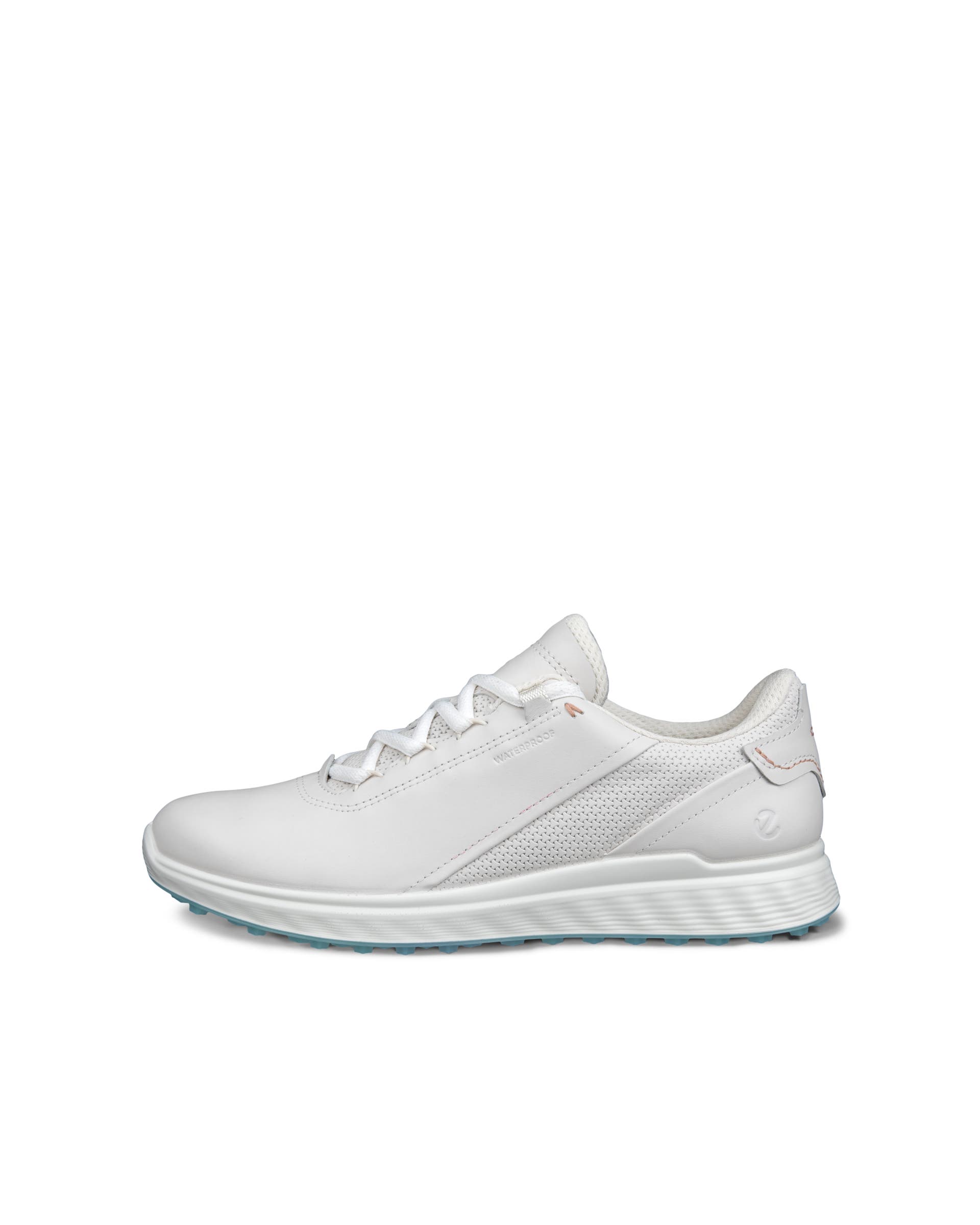 ECCO® Golf S-Casual női vízálló bőr golfcipő - Fehér - Outside