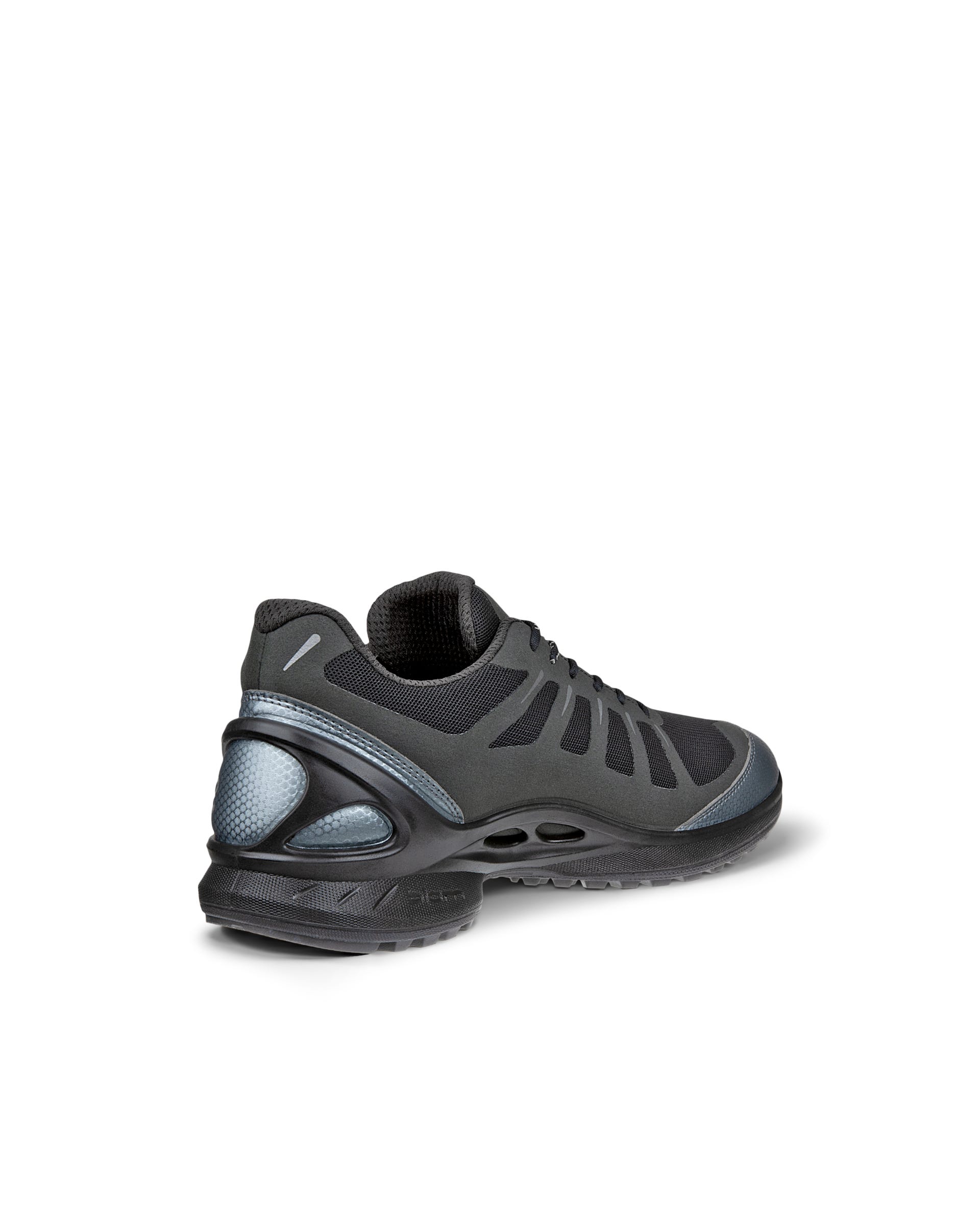 Men's ECCO® BIOM ENERGI Textile Trainer - Black - Back