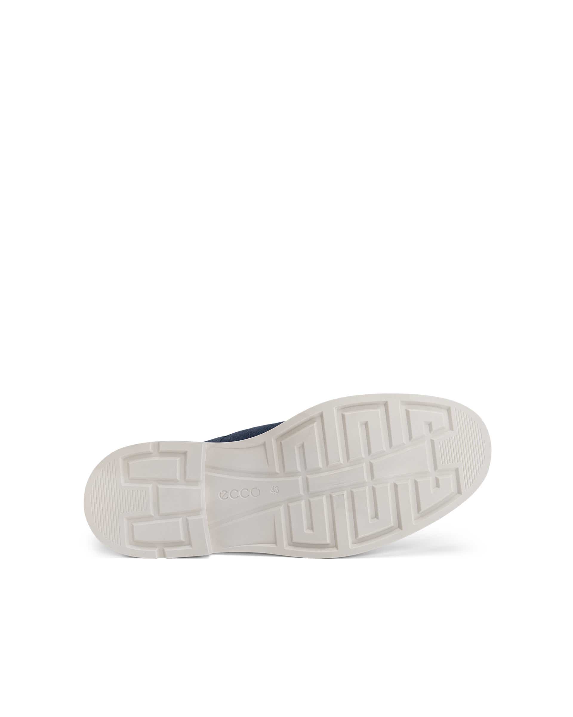 Men's ECCO® Metropole London Suede Derby Shoe - Blue - Sole