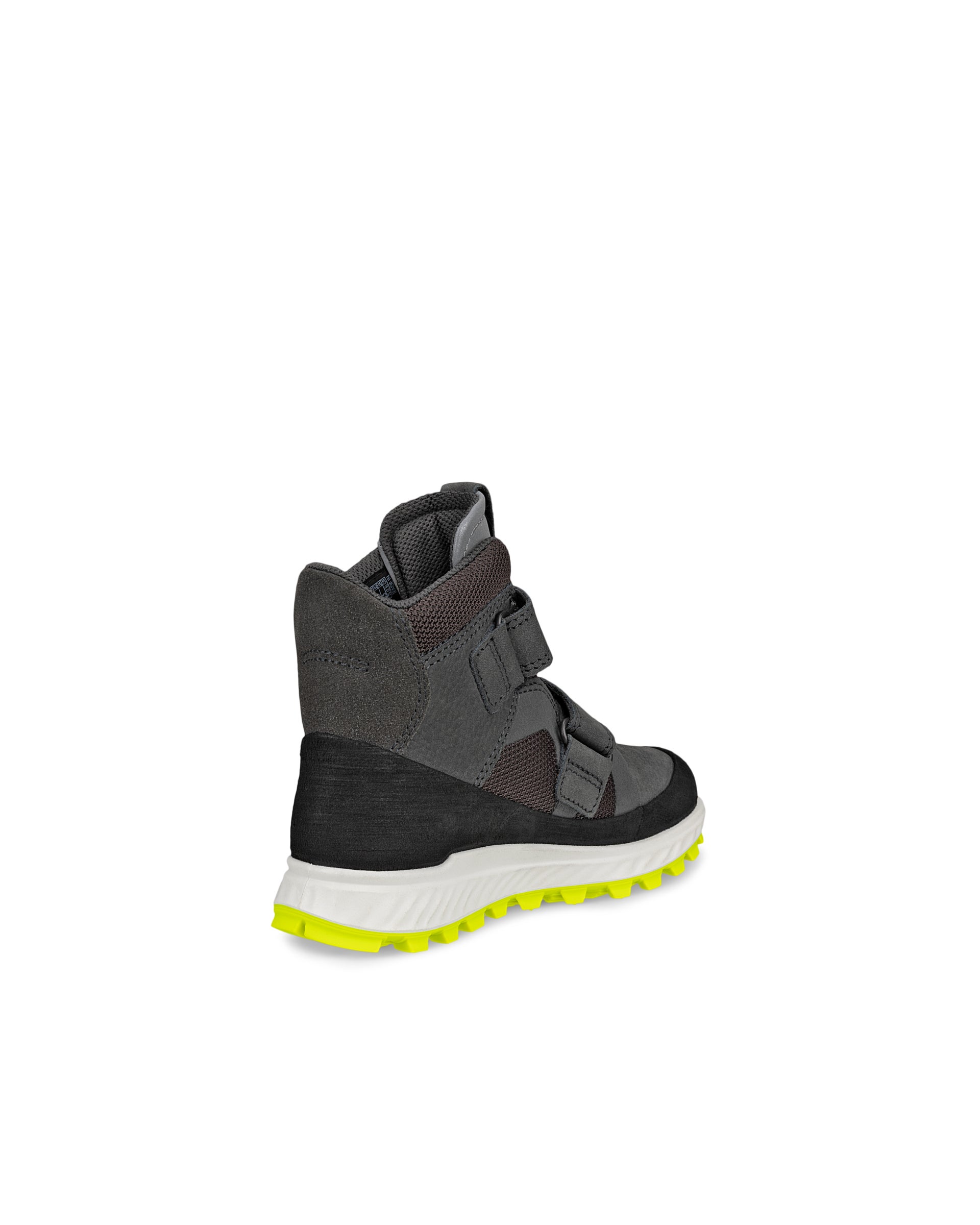 Chlapčenské nubukové stredne vysoké čižmy Gore-Tex ECCO® Exostrike - Sivá - Back