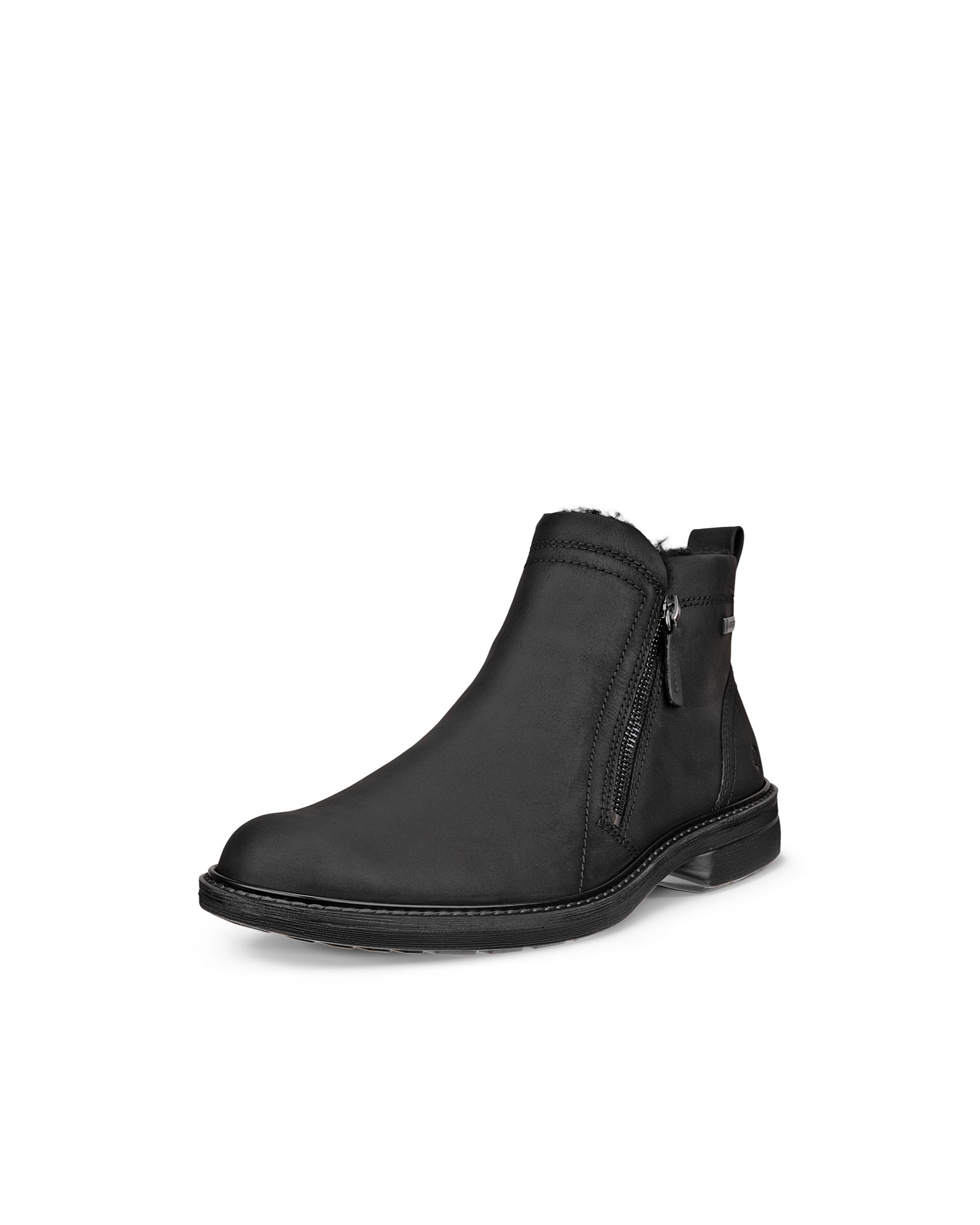 Męskie nubukowe buty Gore-Tex ECCO® Turn - Czarny - Main