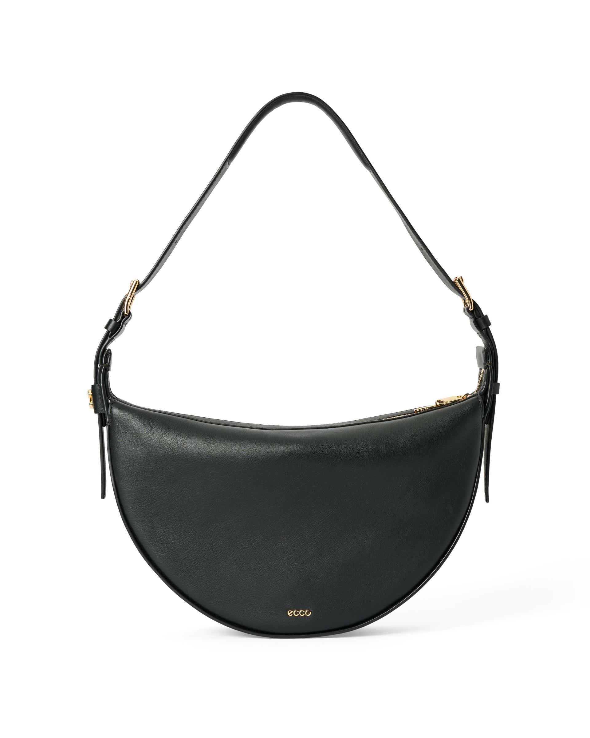 ECCO® FORTUNE Leather Shoulder Bag - Black - Main