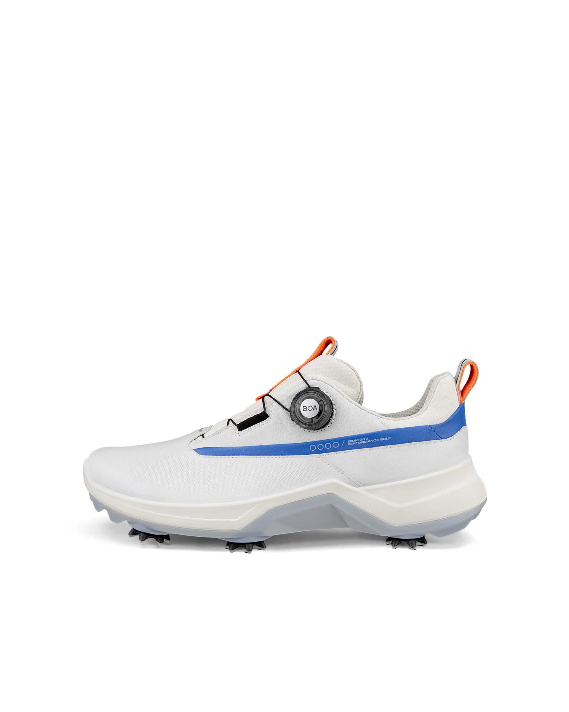ECCO Golf BIOM G5 メンズ レザーGore-Texゴルフスパイク - ホワイト - Outside