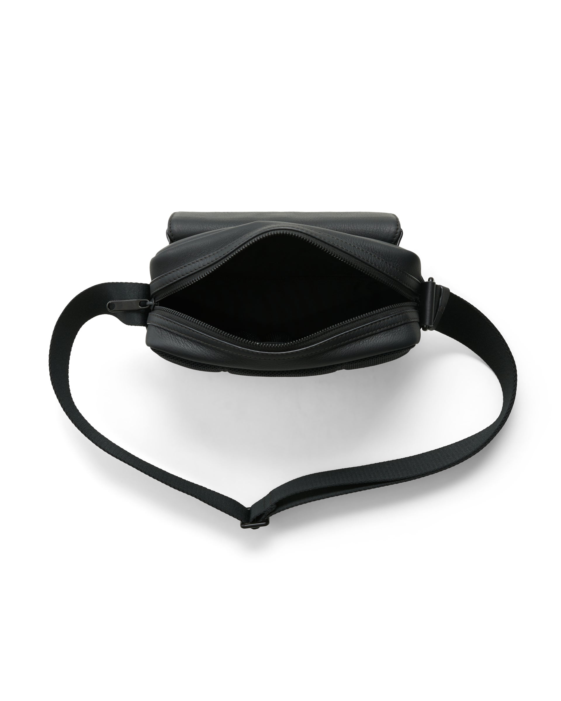 Usnjena torba za kamero ECCO® Camera Bag - Črna - Birdeye