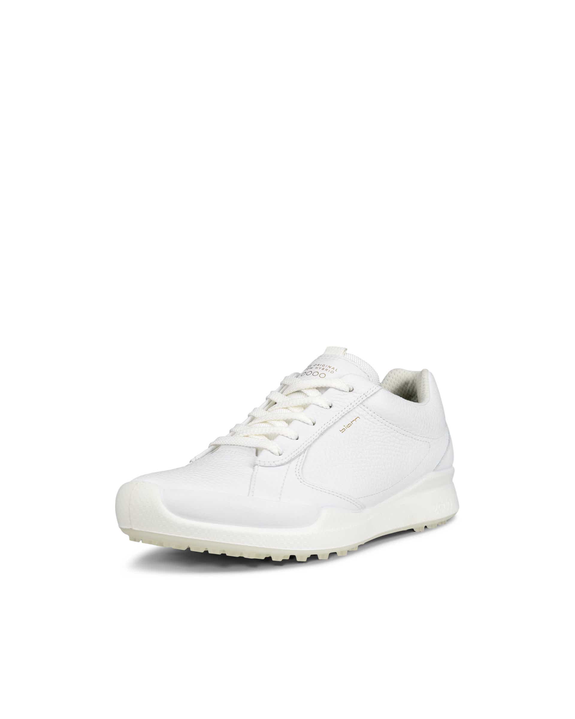 ECCO Golf BIOM Hybrid ウィメンズ レザーゴルフシューズ | ホワイト