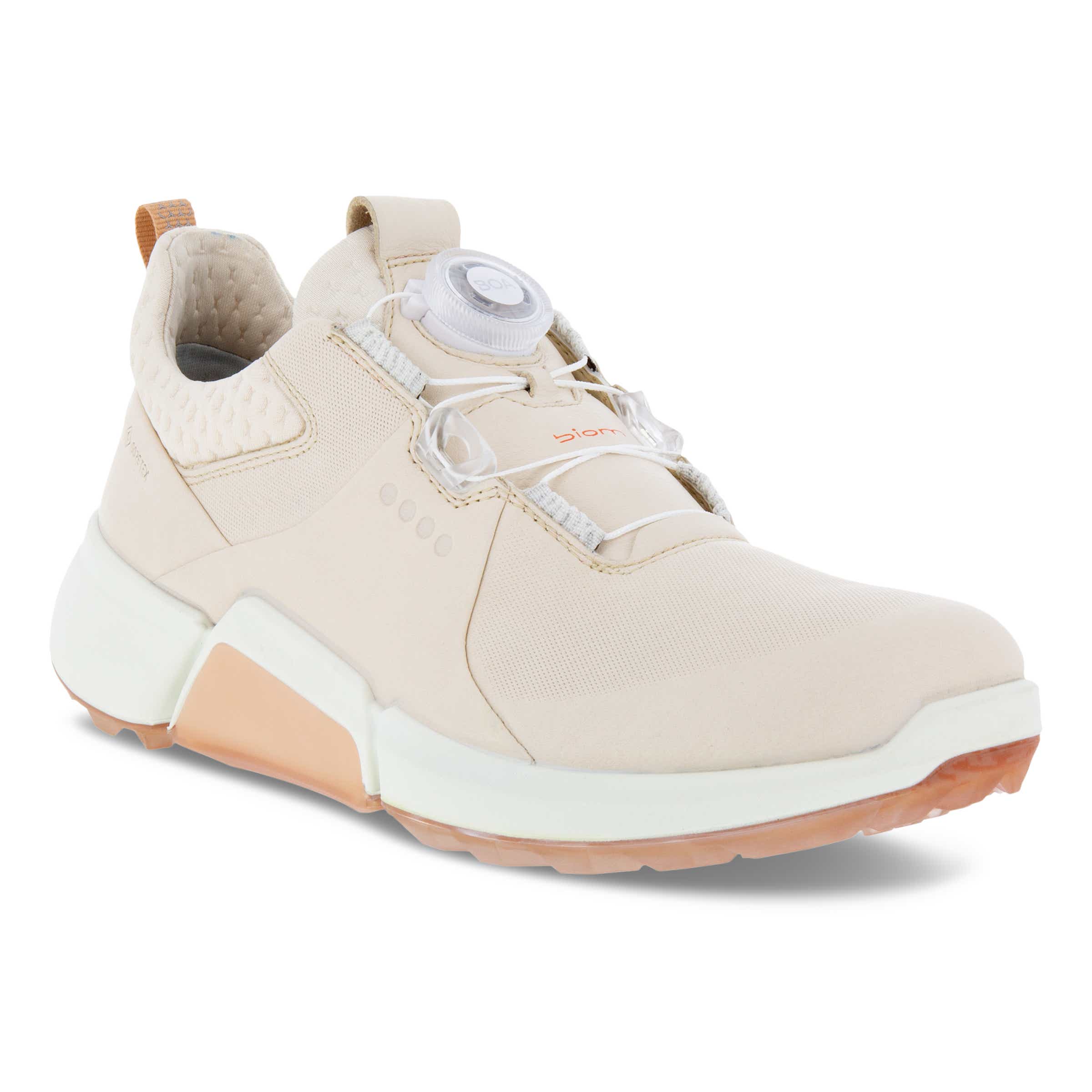 ecco W GOLF BIOM H4 ゴルフシューズ EU39 ECCO Golf BIOM H4 メンズ レザーGore-Texゴルフシューズ | ホワイト