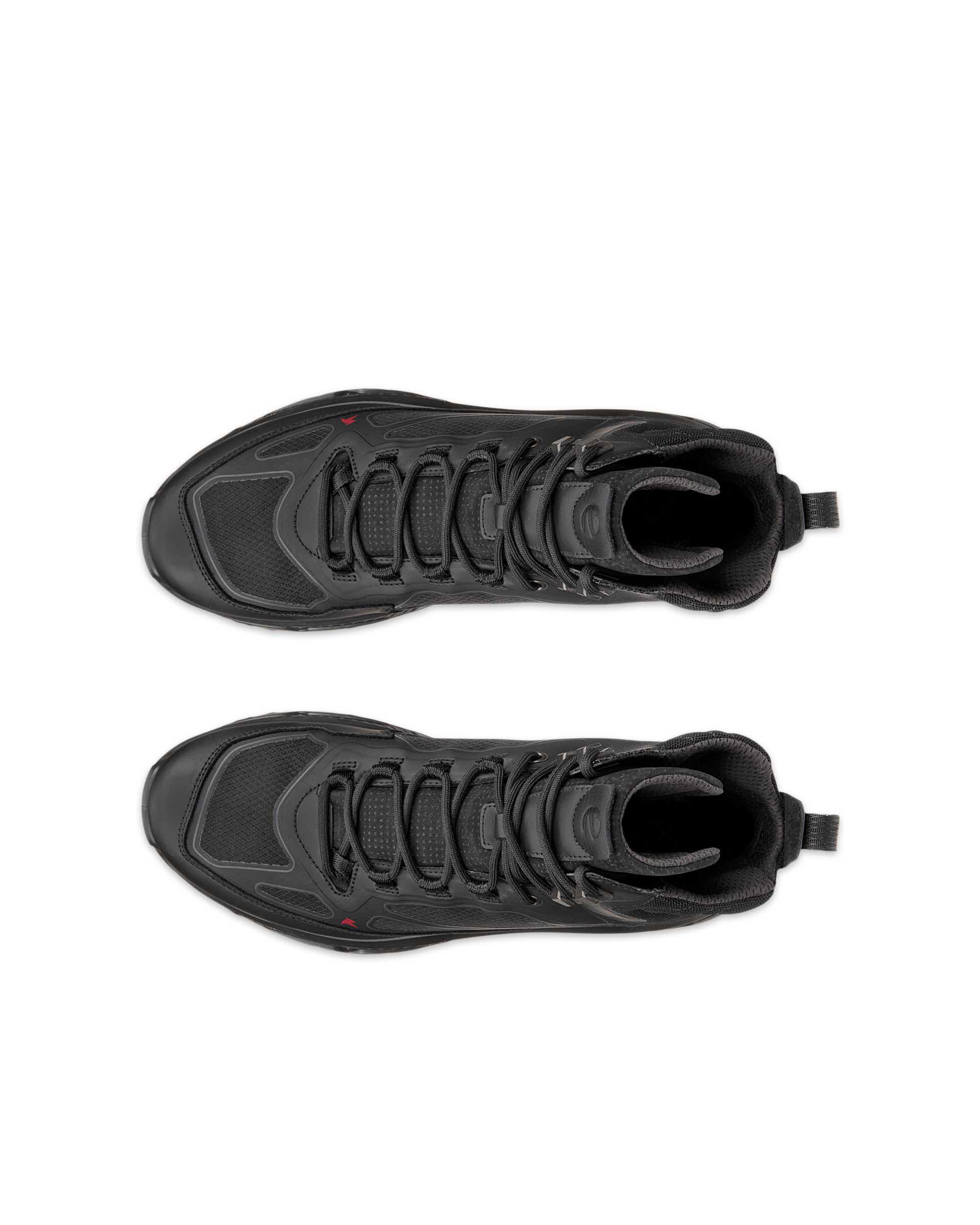 ECCO RECEPTOR XP MEN メンズ レザーブーツ - ブラック - Top left pair
