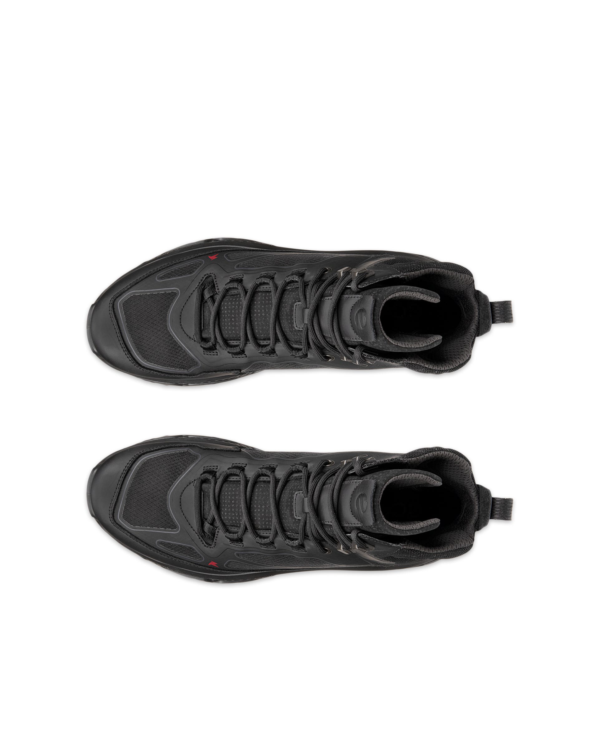 ECCO RECEPTOR XP MEN メンズ レザーブーツ - ブラック - Top left pair