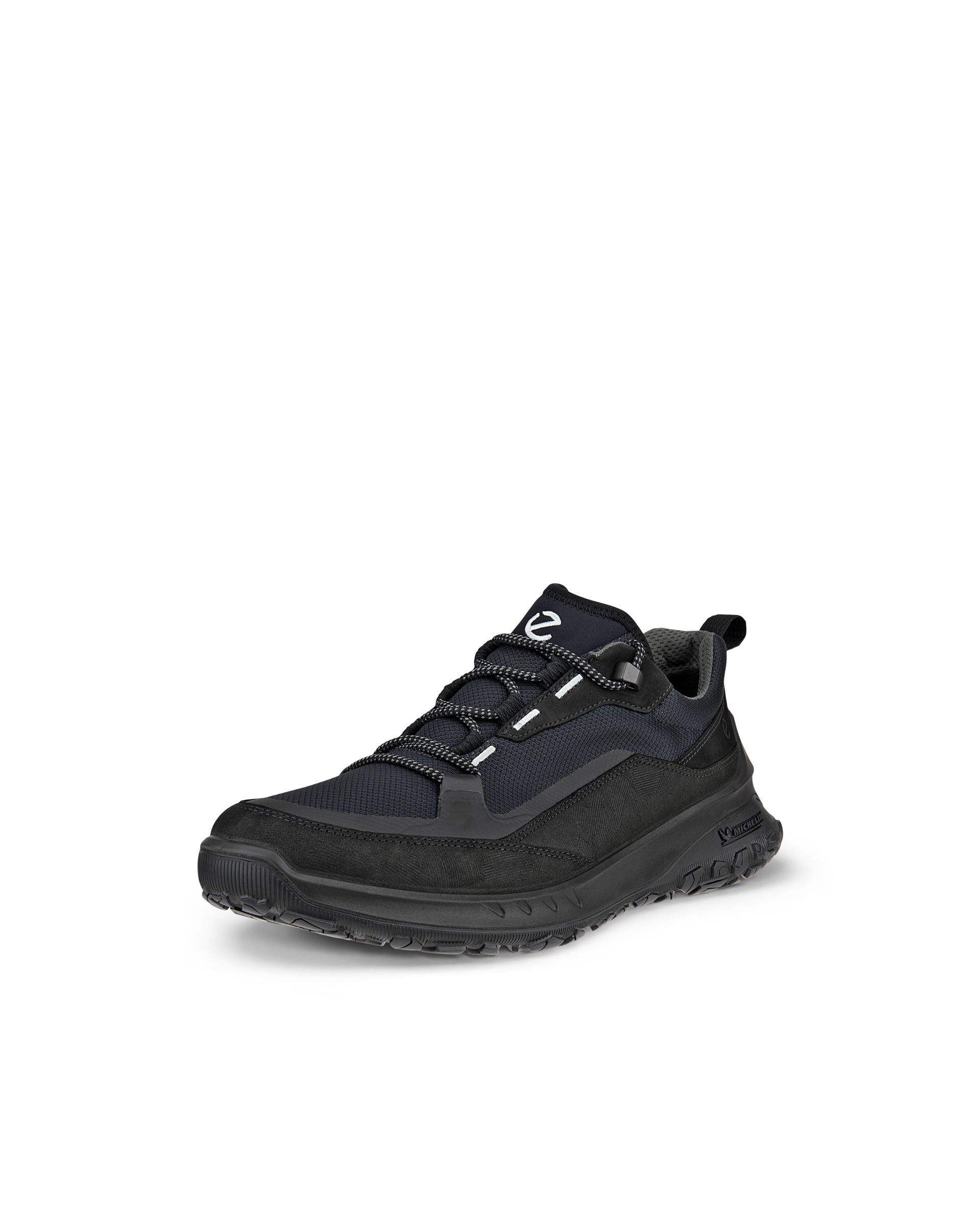 Men's ECCO® ULT-TRN Nubuck Waterproof Hiking Shoe - Black - Main