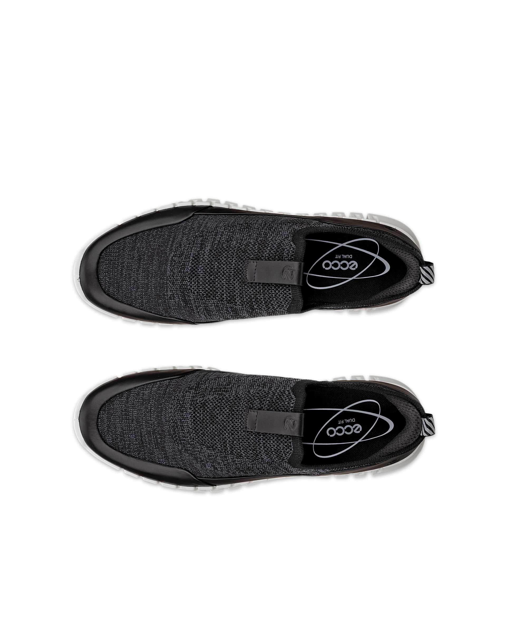 Dámské textilní tenisky ECCO® GRUUV - Černá - Top left pair