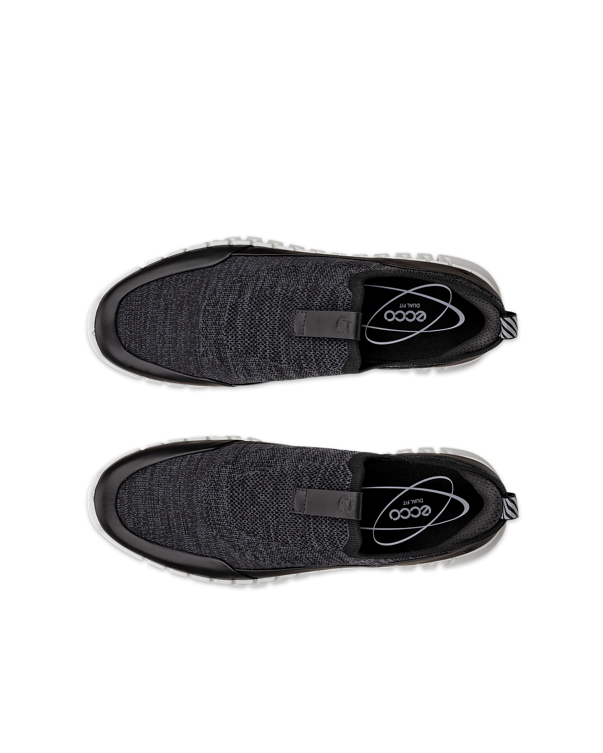 Dámské textilní tenisky ECCO® GRUUV - Černá - Top left pair