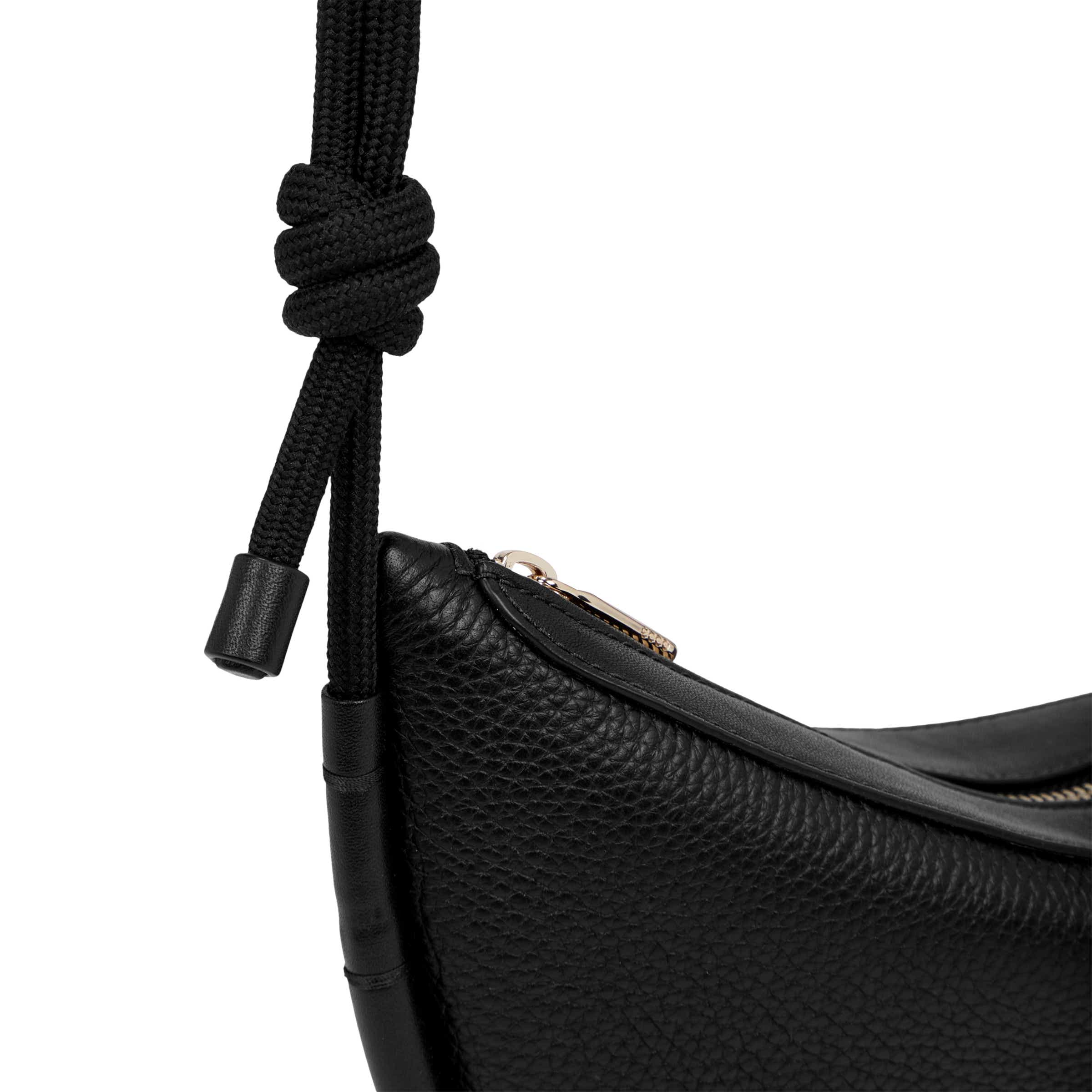 ECCO Fortune レザーショルダーバッグ - 黒 - Detail-2