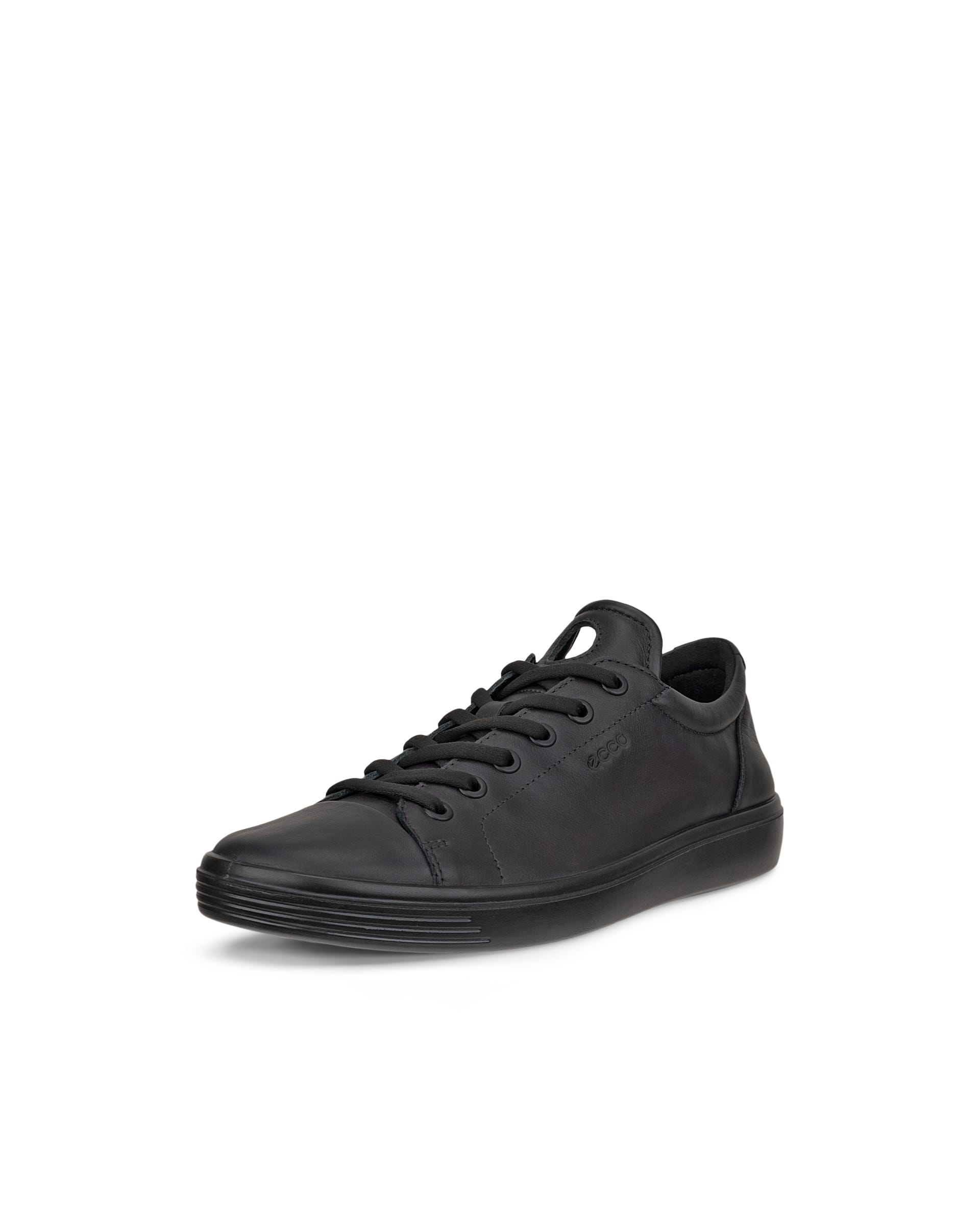 ECCO® SOFT CLASSIC sneakers i læder til damer - Sort - Main