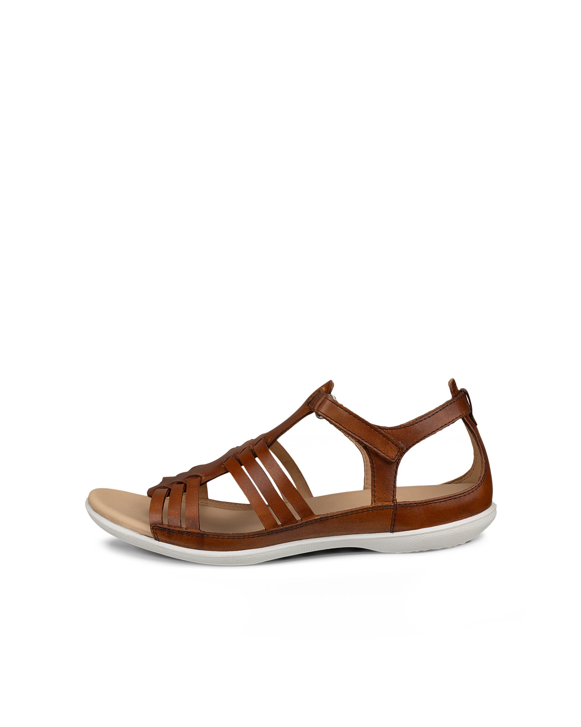 Women's ECCO® Flash Leather T-Bar Sandal | Brown