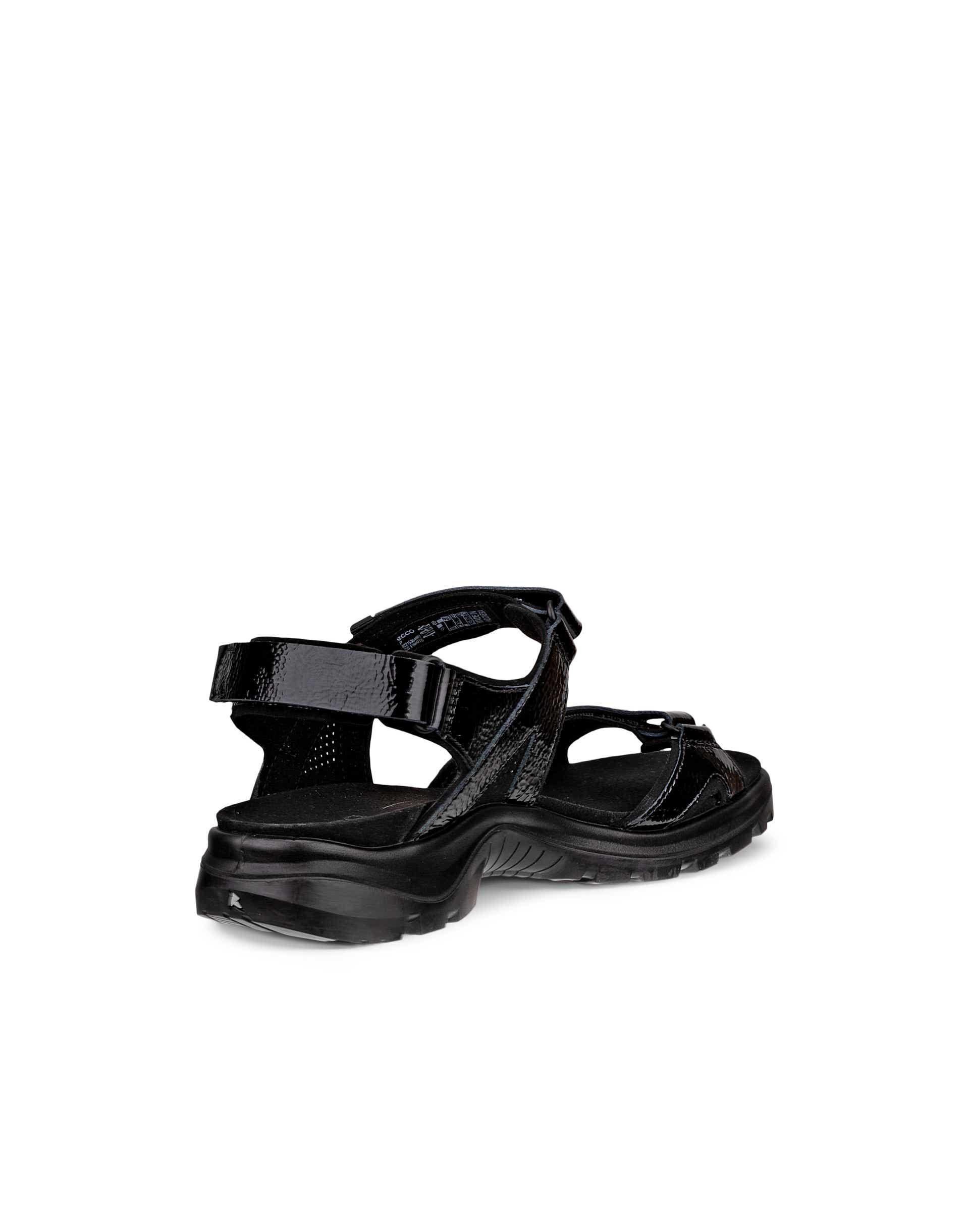 ECCO® Offroad Dames leren wandelsandaal - Zwart - Back