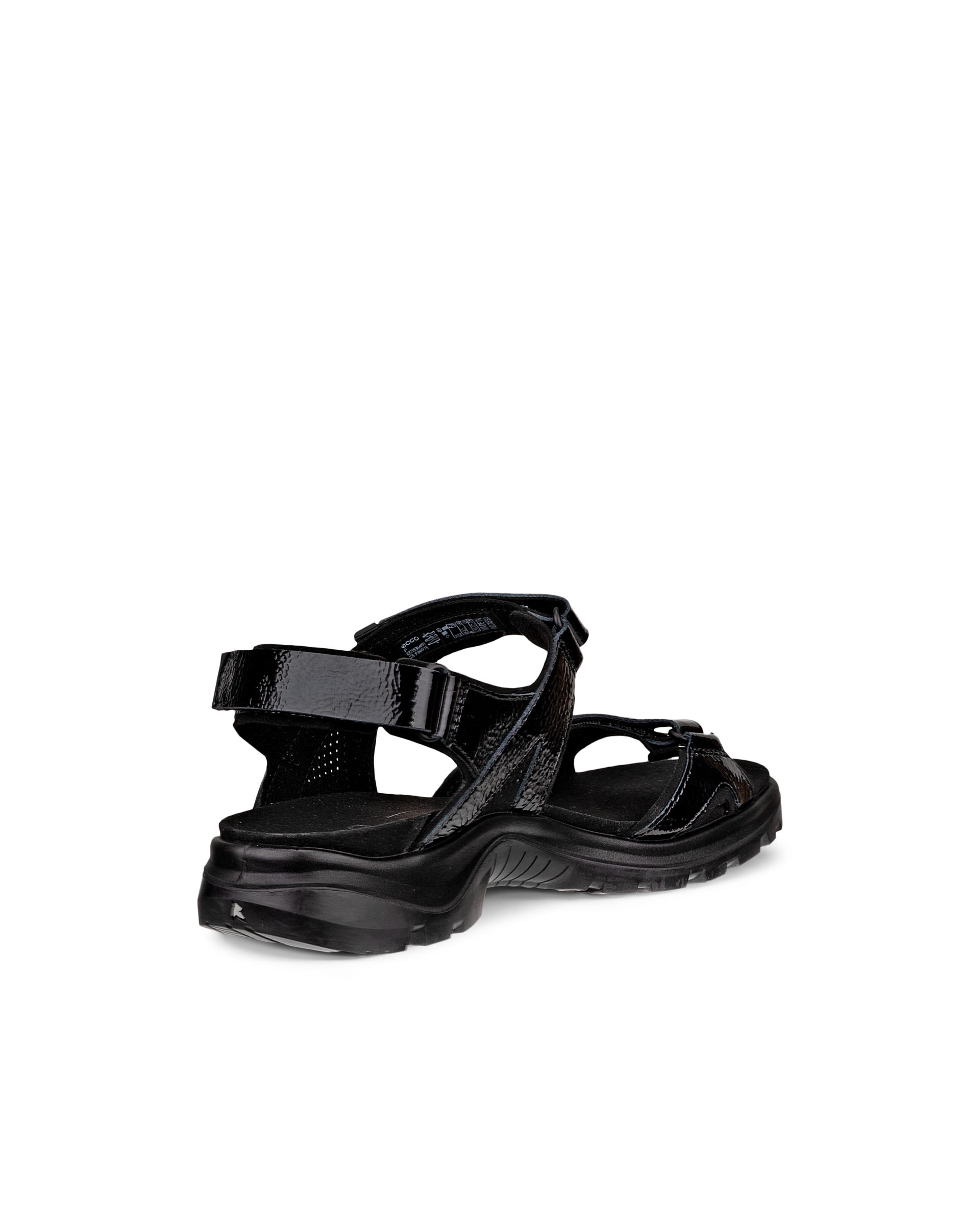 ECCO® Offroad Dames leren wandelsandaal - Zwart - Back