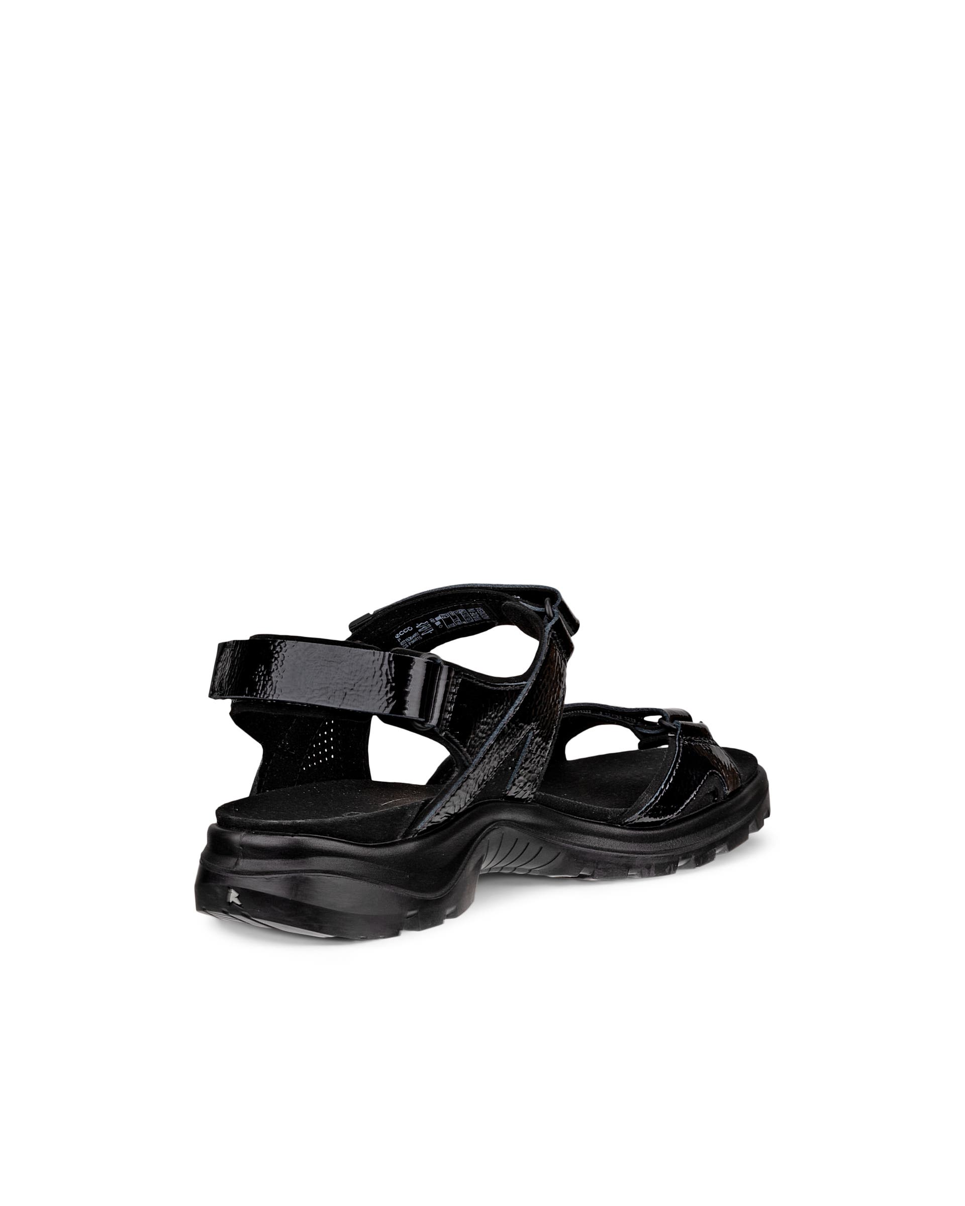 ECCO® Offroad Dames leren wandelsandaal - Zwart - Back