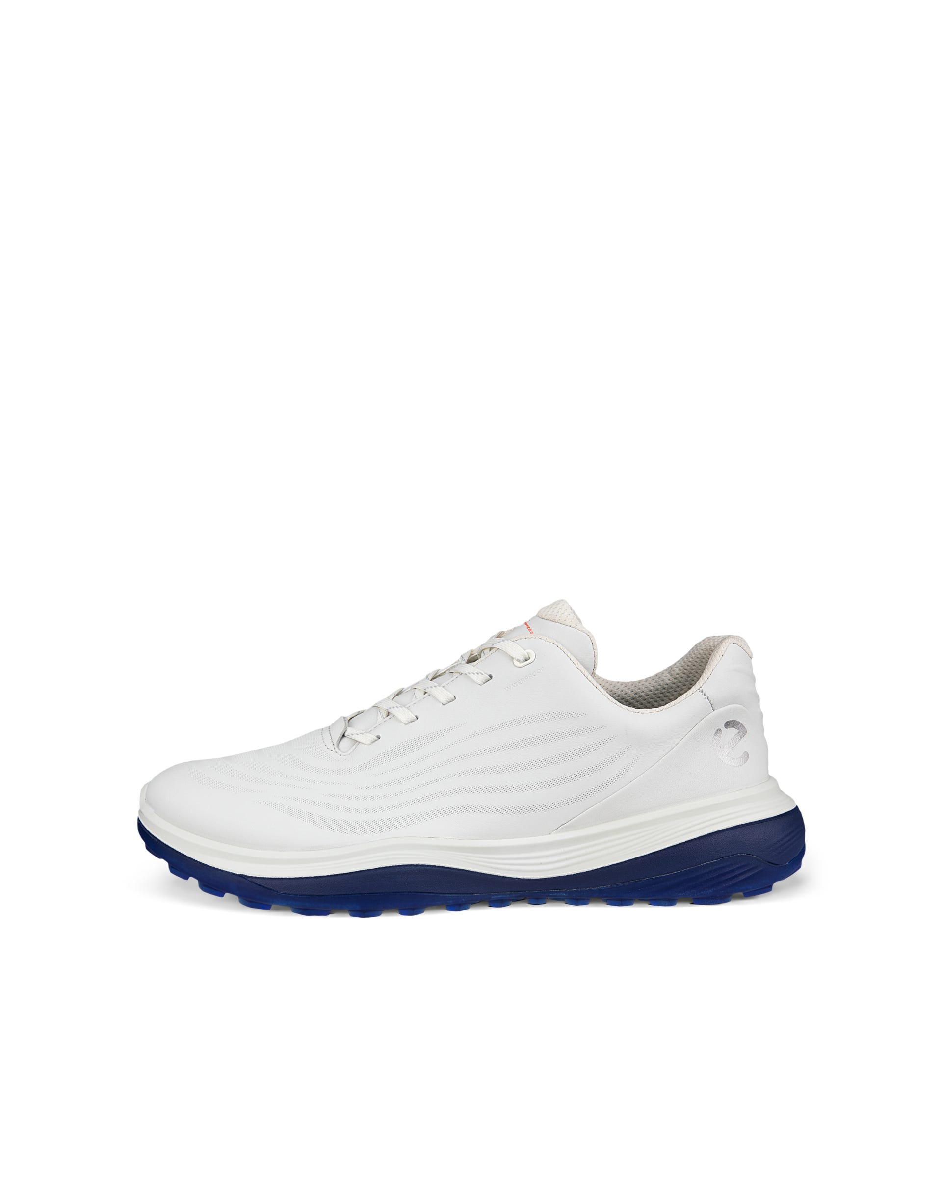 ECCO LT1 GOLF LACE Men メンズ レザーウォータープルーフゴルフシューズ - ホワイト - Outside
