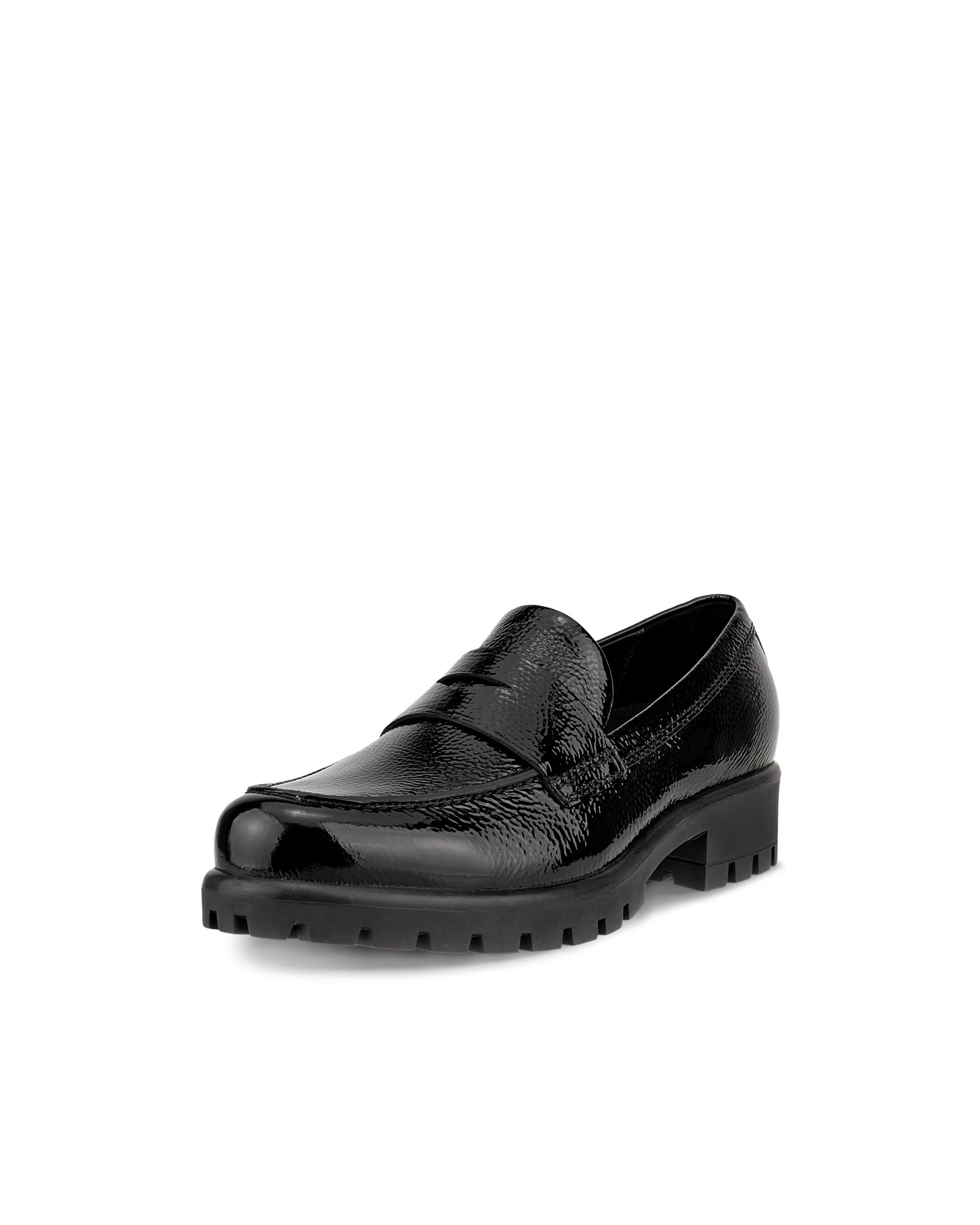ECCO Modtray ウィメンズ レザーローファー - ブラック - Main