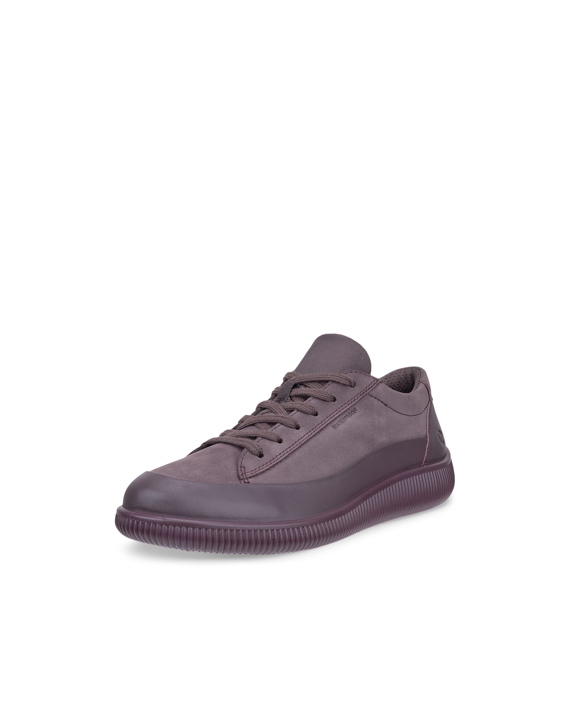 ECCO® SOFT ZERO chaussures imperméable en nubuck pour femme - Violet - Outside