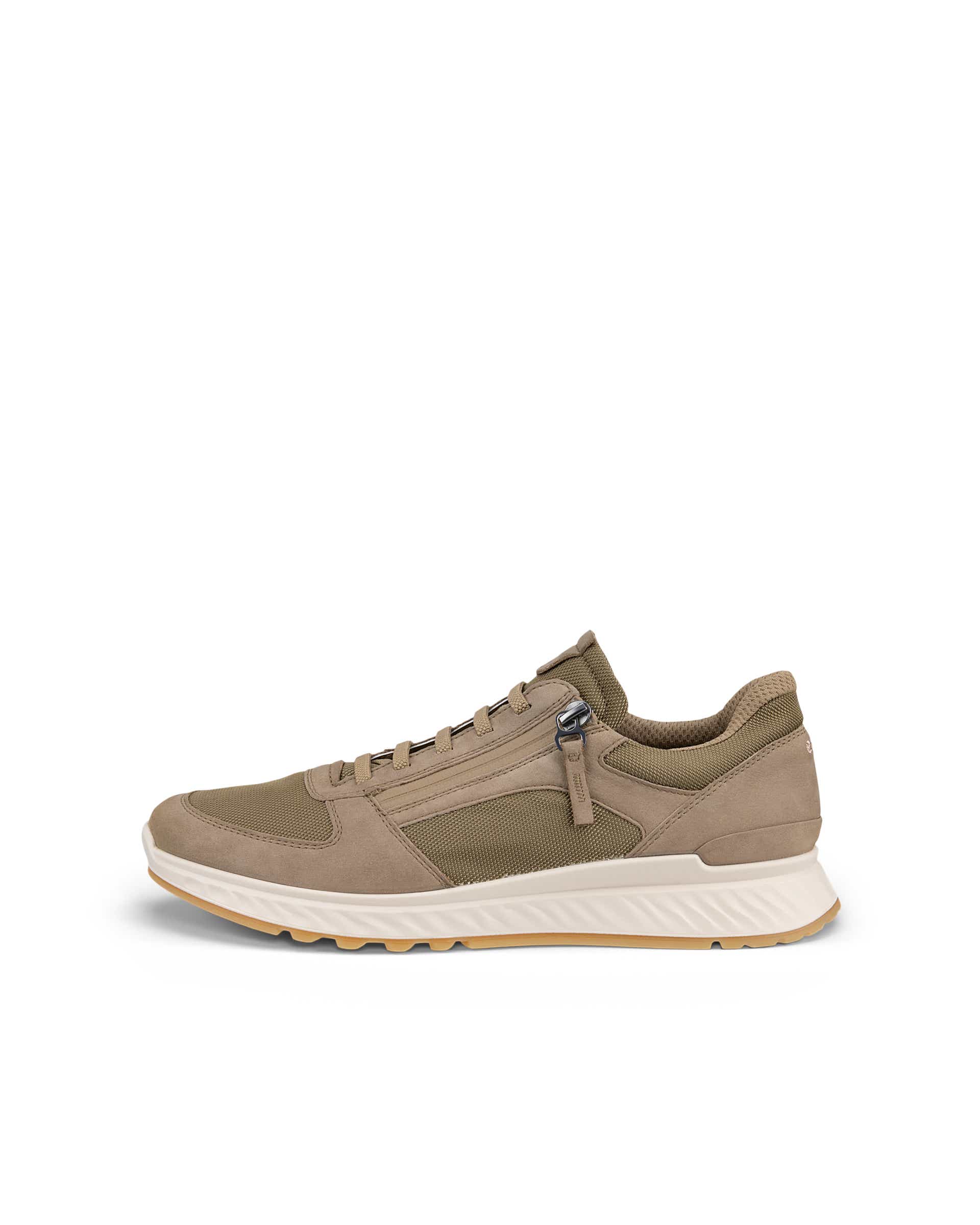 ECCO® Exostride Dames nubuck sneaker - Bruin - Outside