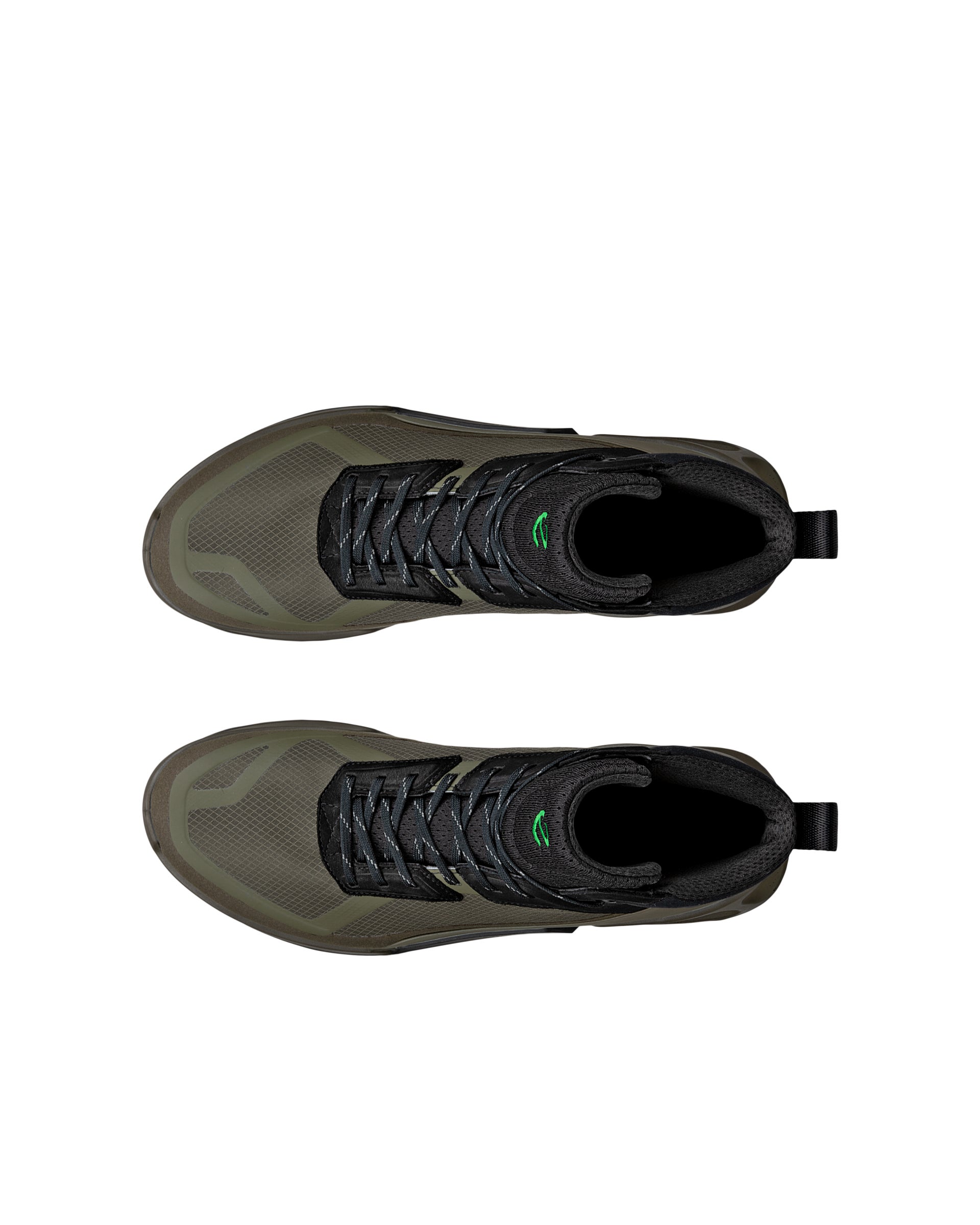 ECCO® Biom 2.1 X Mountain Hög hikingsko i textil med Gore-Tex herr - Grön - Top left pair