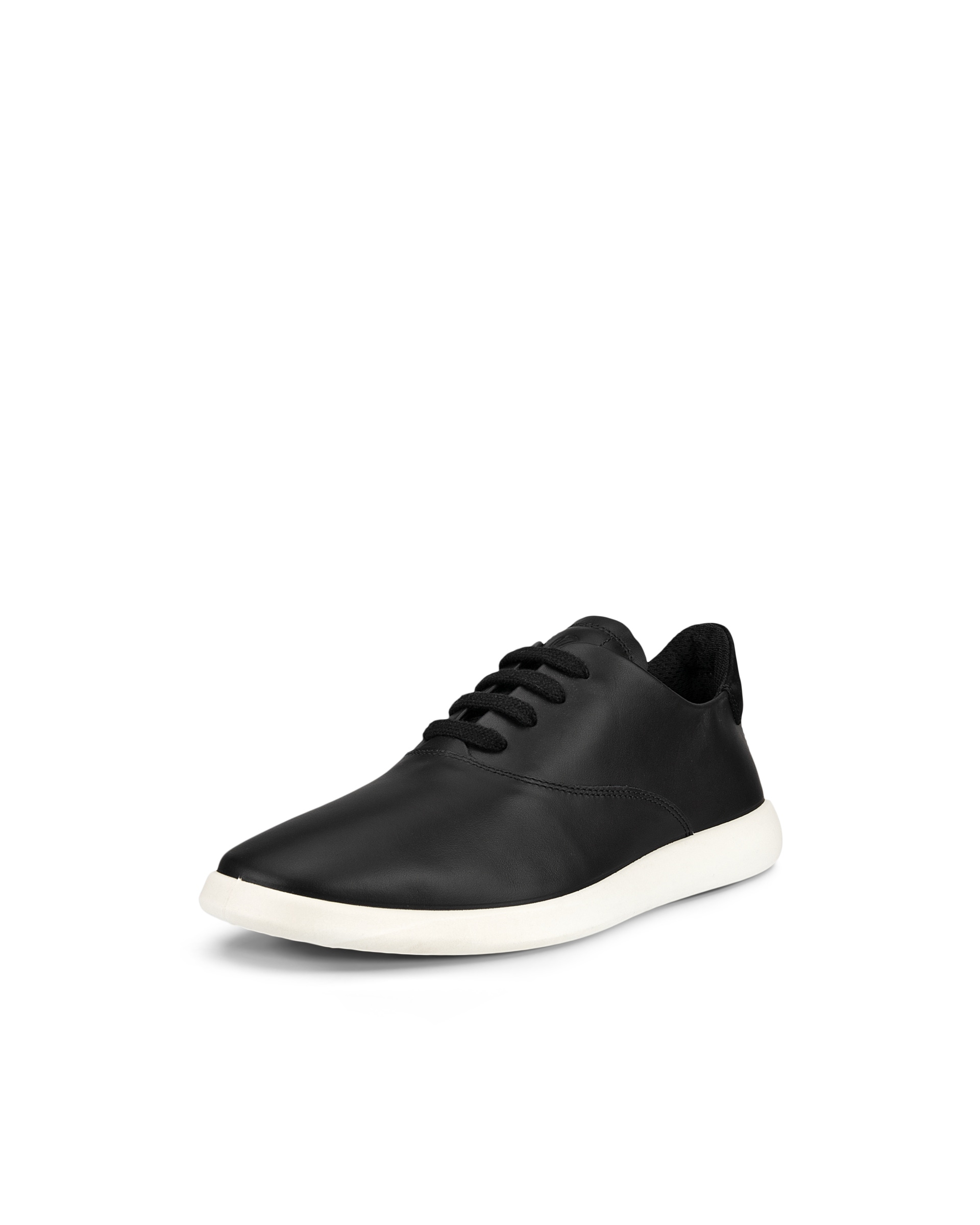 ECCO® Minimalist chaussures à lacet en cuir pour femme - Noir - Main