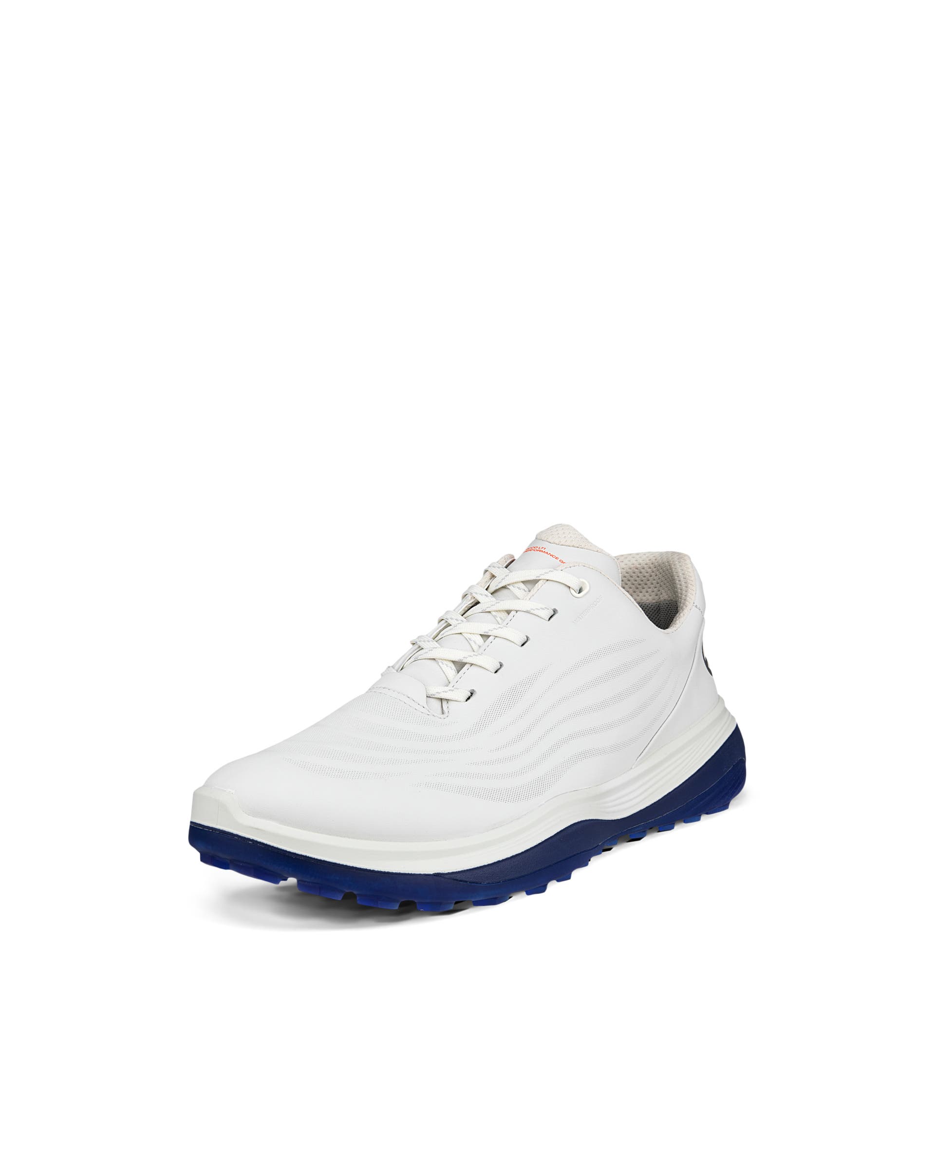 ECCO LT1 GOLF LACE Men メンズ レザーウォータープルーフゴルフシューズ - ホワイト - Main