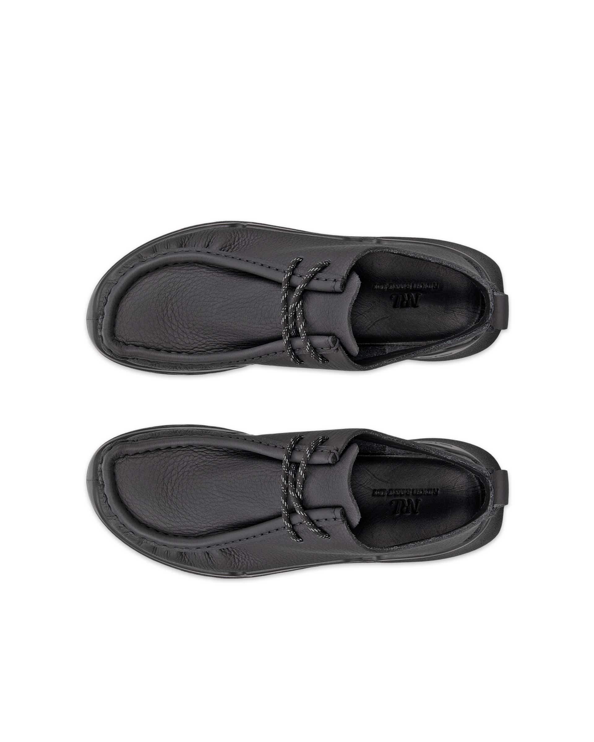 ECCO Biom 720 Women ウィメンズ レザーシューズ - ブラック - Top left pair
