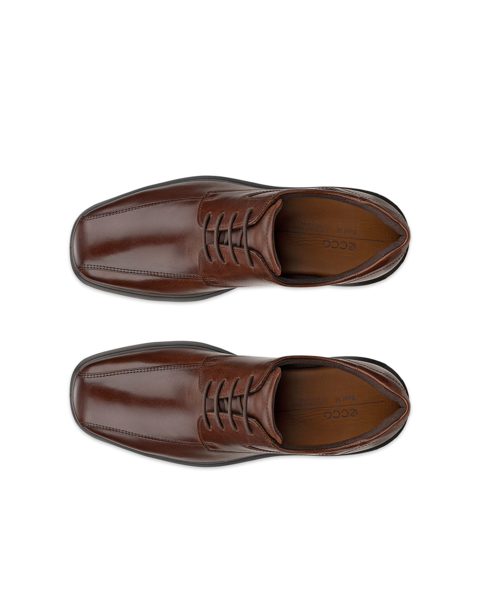 Men's ECCO® HELSINKI 2 Leather Derby Shoe - Brown - Outside