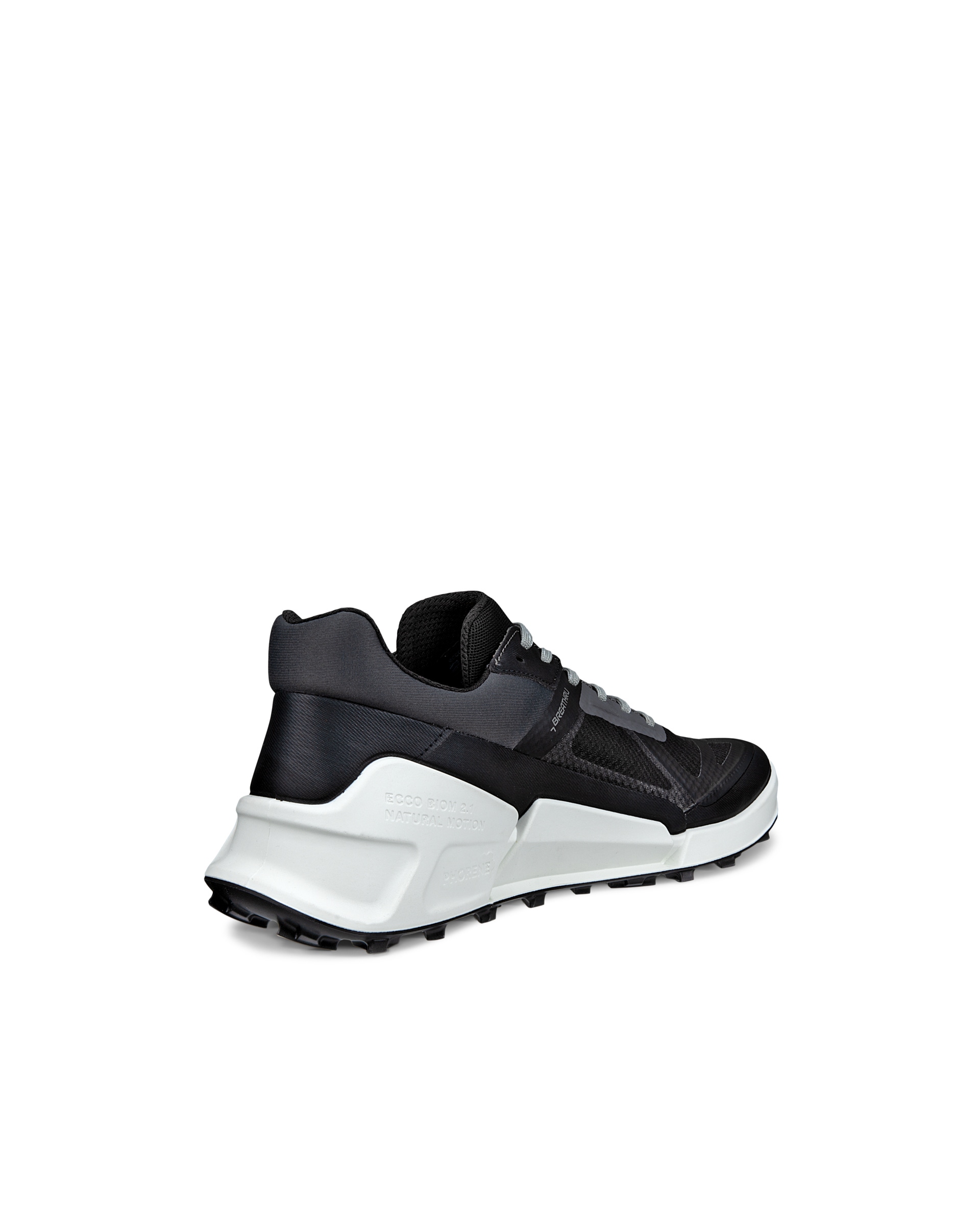 ECCO® Soft 7 chaussures sans lacet en nubuck pour homme - Noir - Back