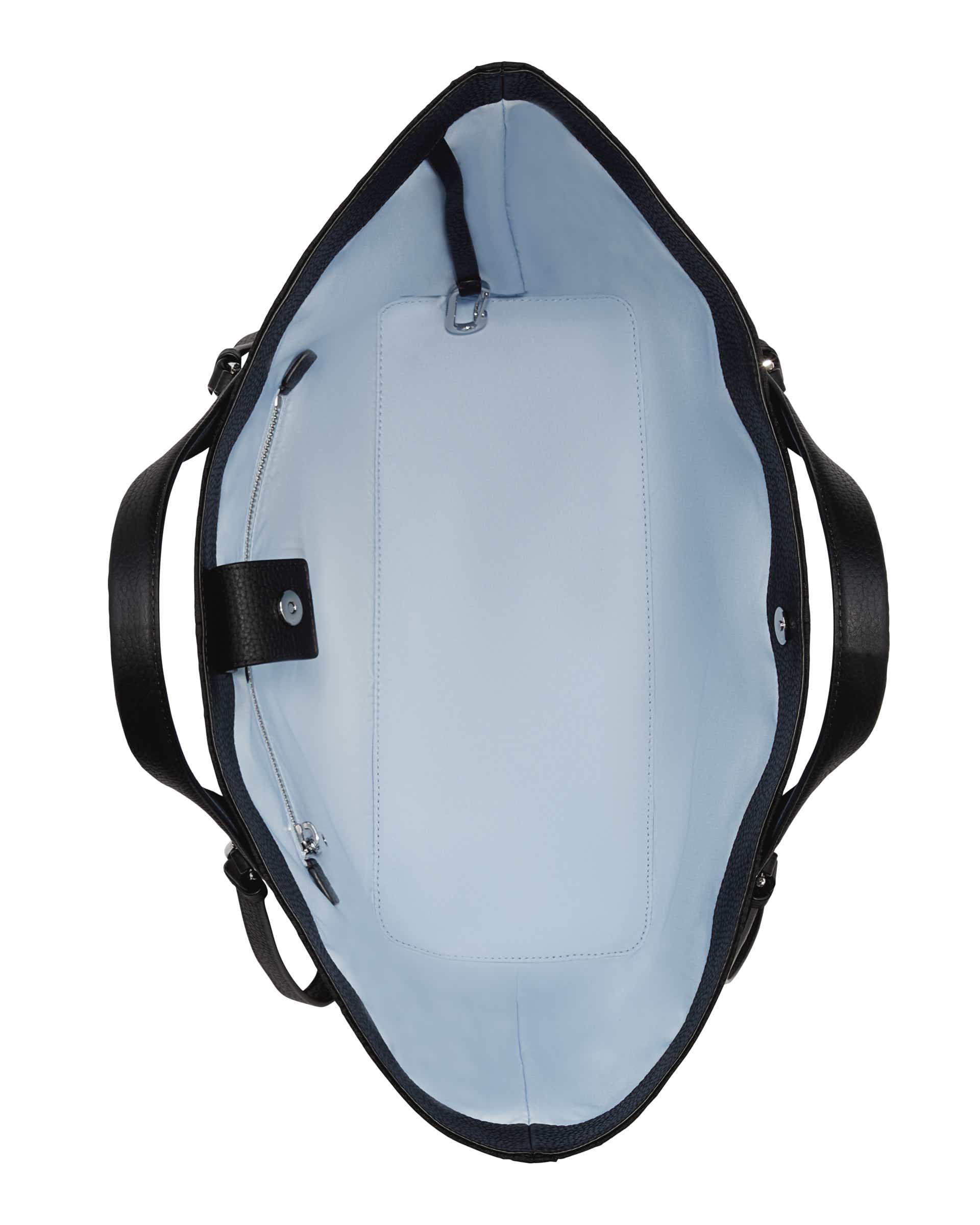 ECCO® Tote Jacquard Wave Tote Bag - Black - Birdeye