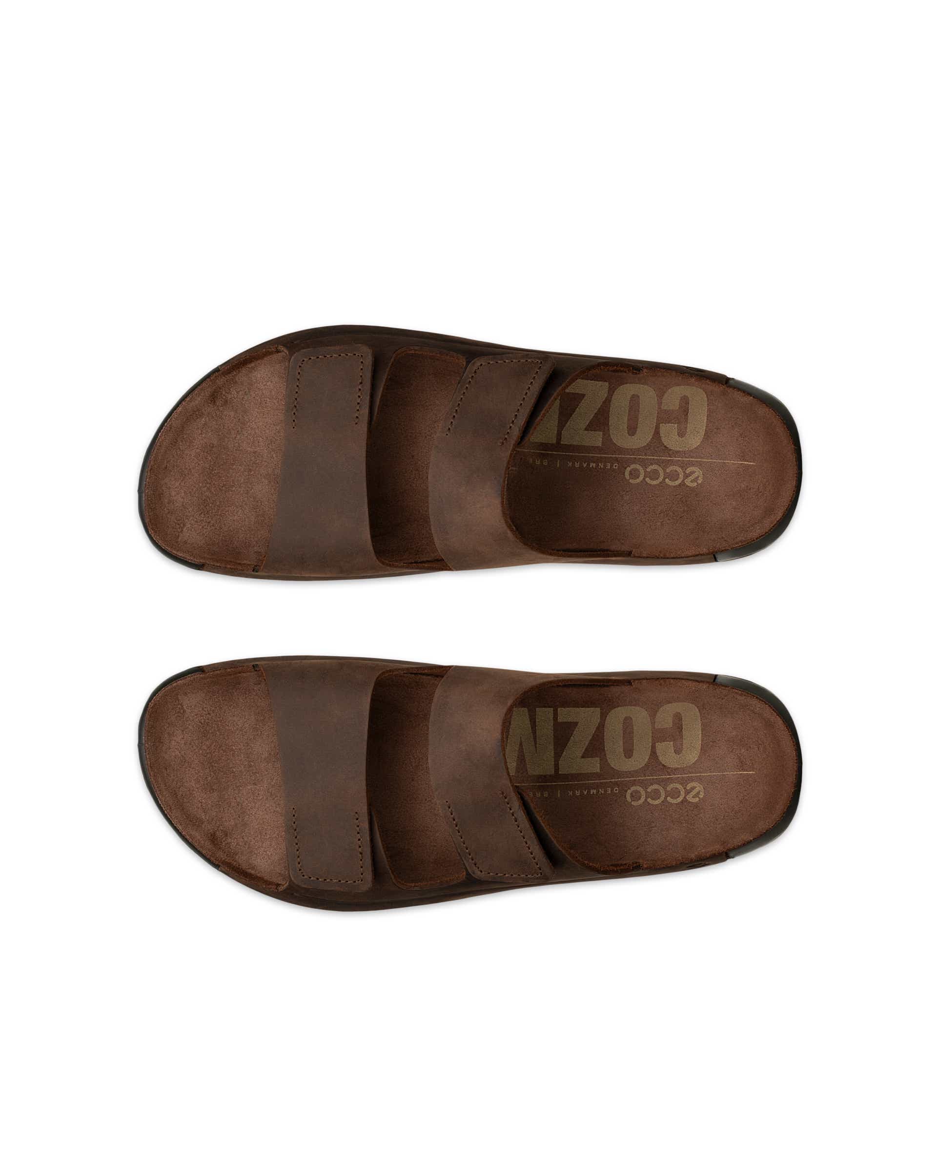 ECCO COZMO M 2-STRAP - Brown - Top left pair