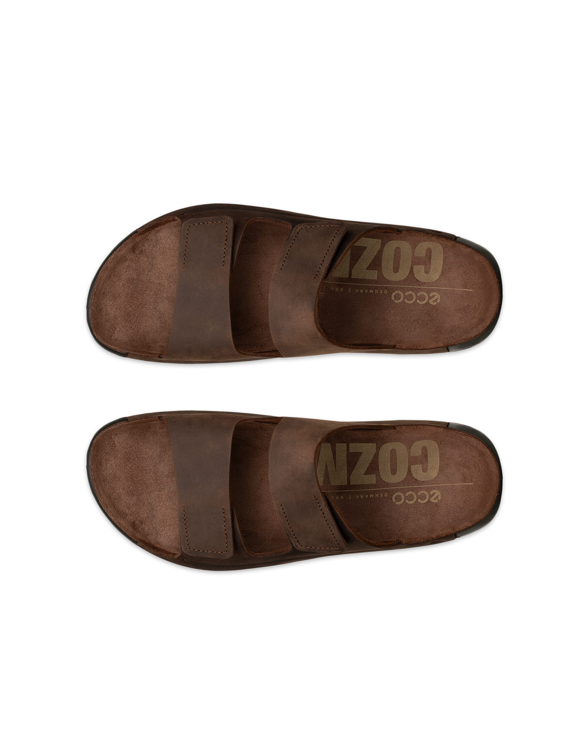 ECCO COZMO M 2-STRAP - Brown - Outside