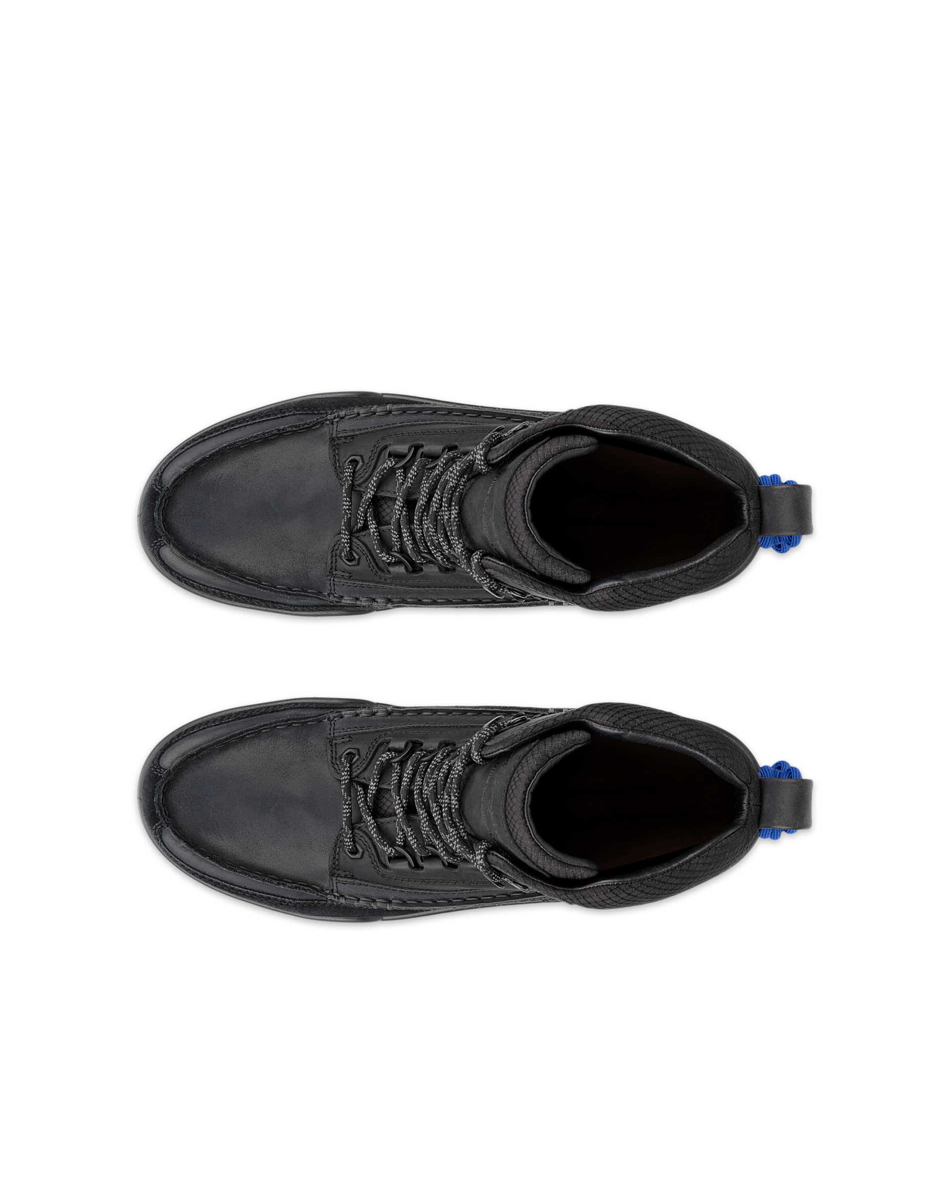 ECCO® TRACK 25 Halvhög/hög känga i nubuck för utomhusbruk herr - Svart - Top left pair