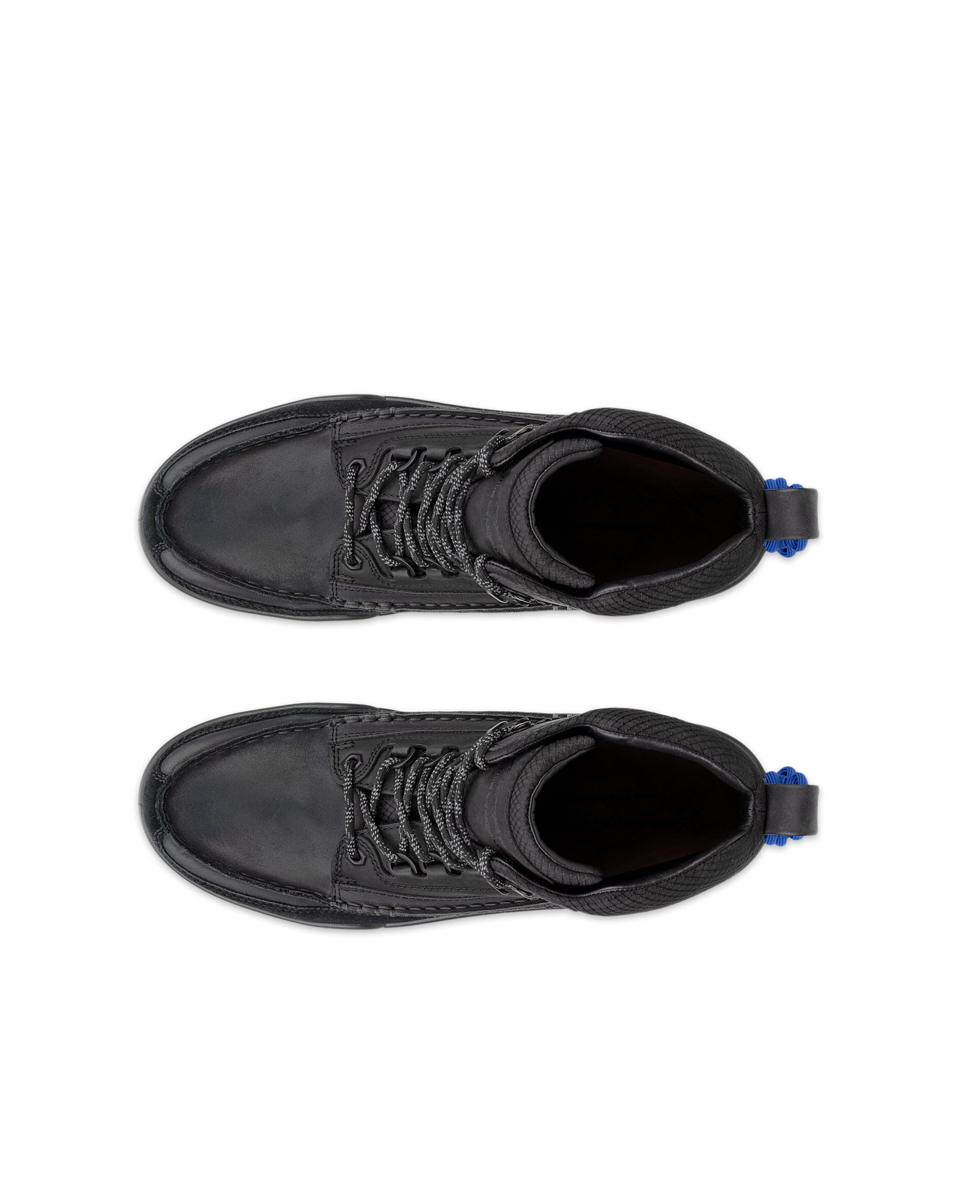 ECCO® TRACK 25 Halvhög/hög känga i nubuck för utomhusbruk herr - Svart - Top left pair